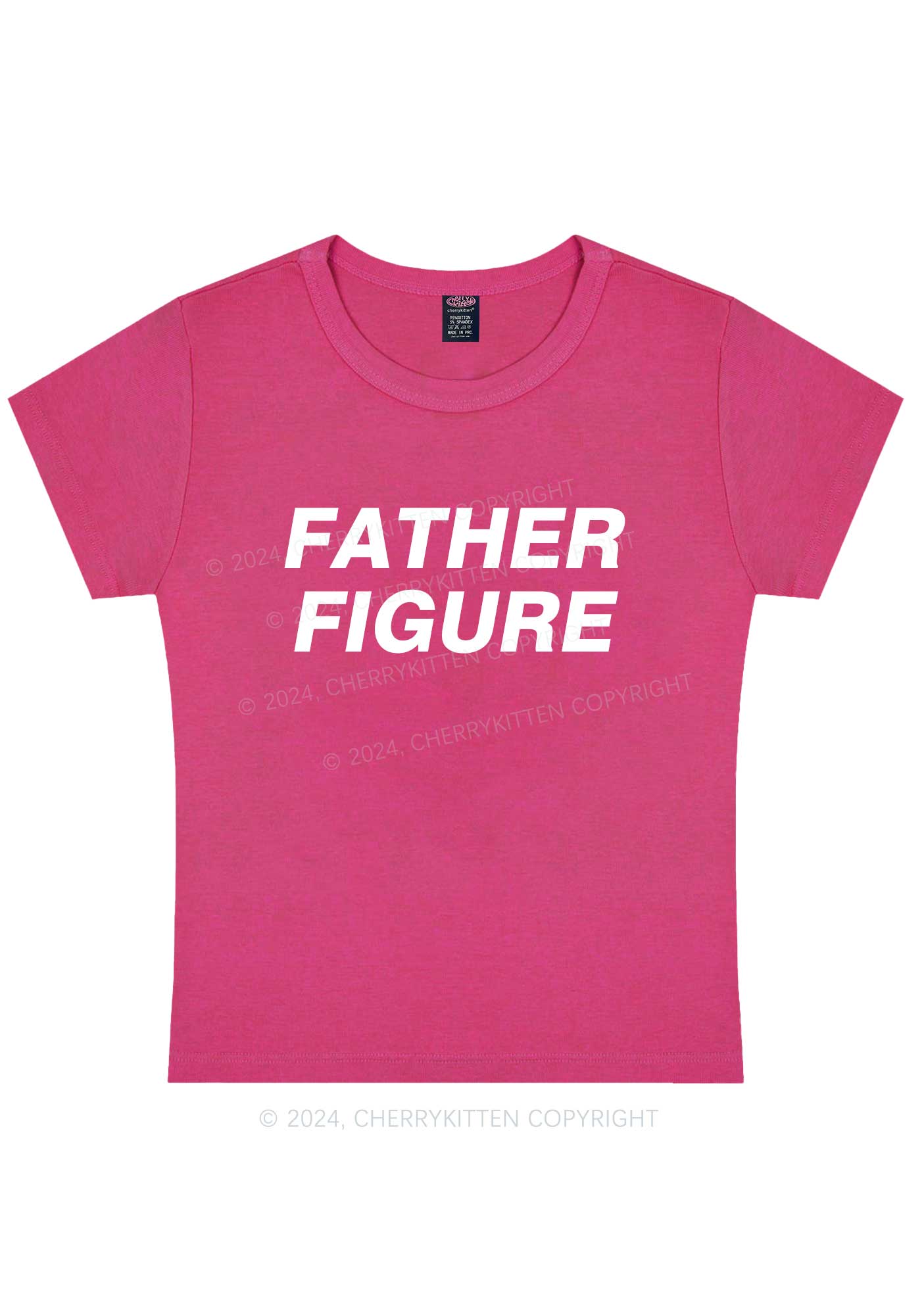 Father Figure Y2K Baby Tee Cherrykitten - Image 6