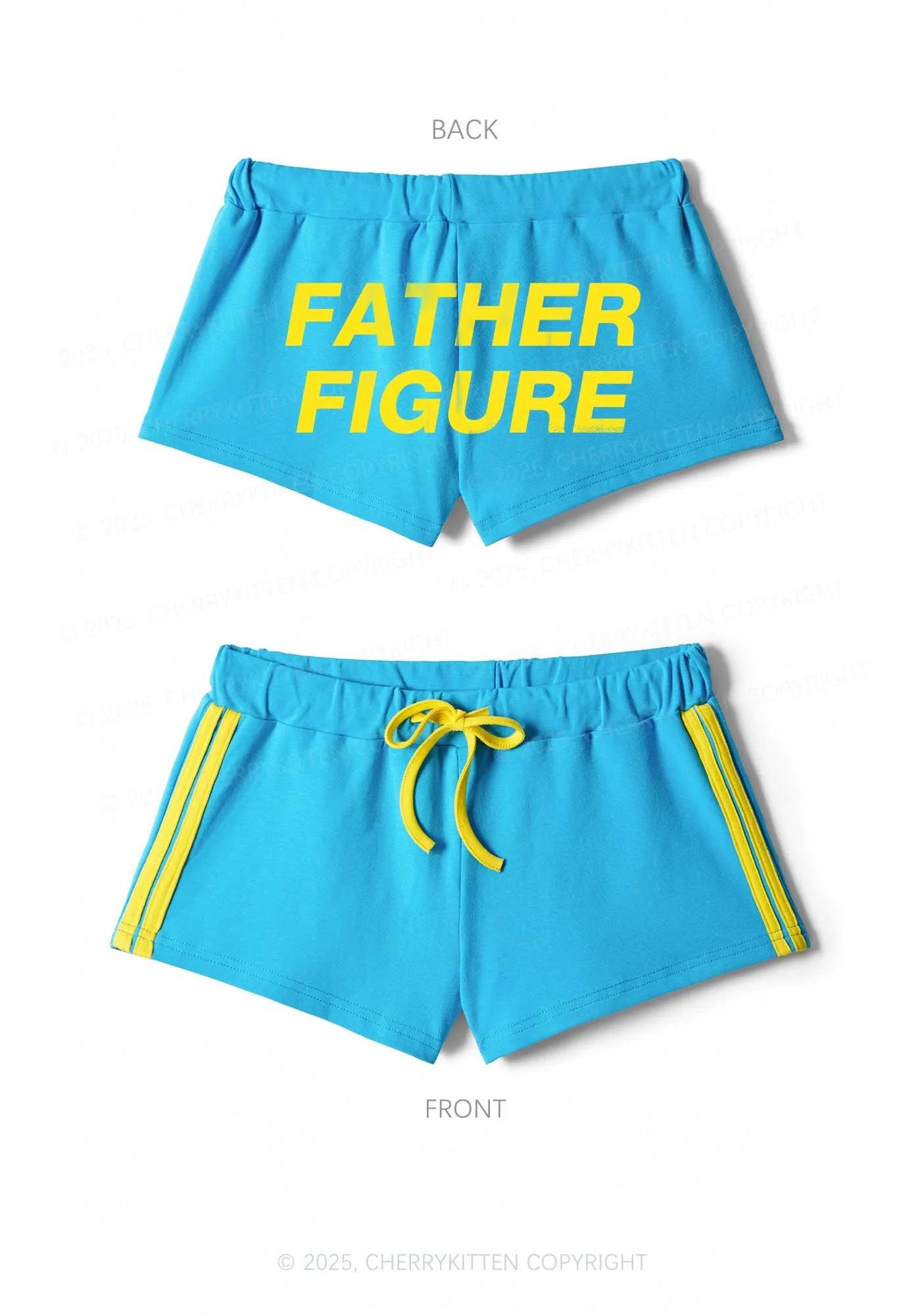 Father Figure Y2K Drawstring Mini Shorts Cherrykitten - Image 3