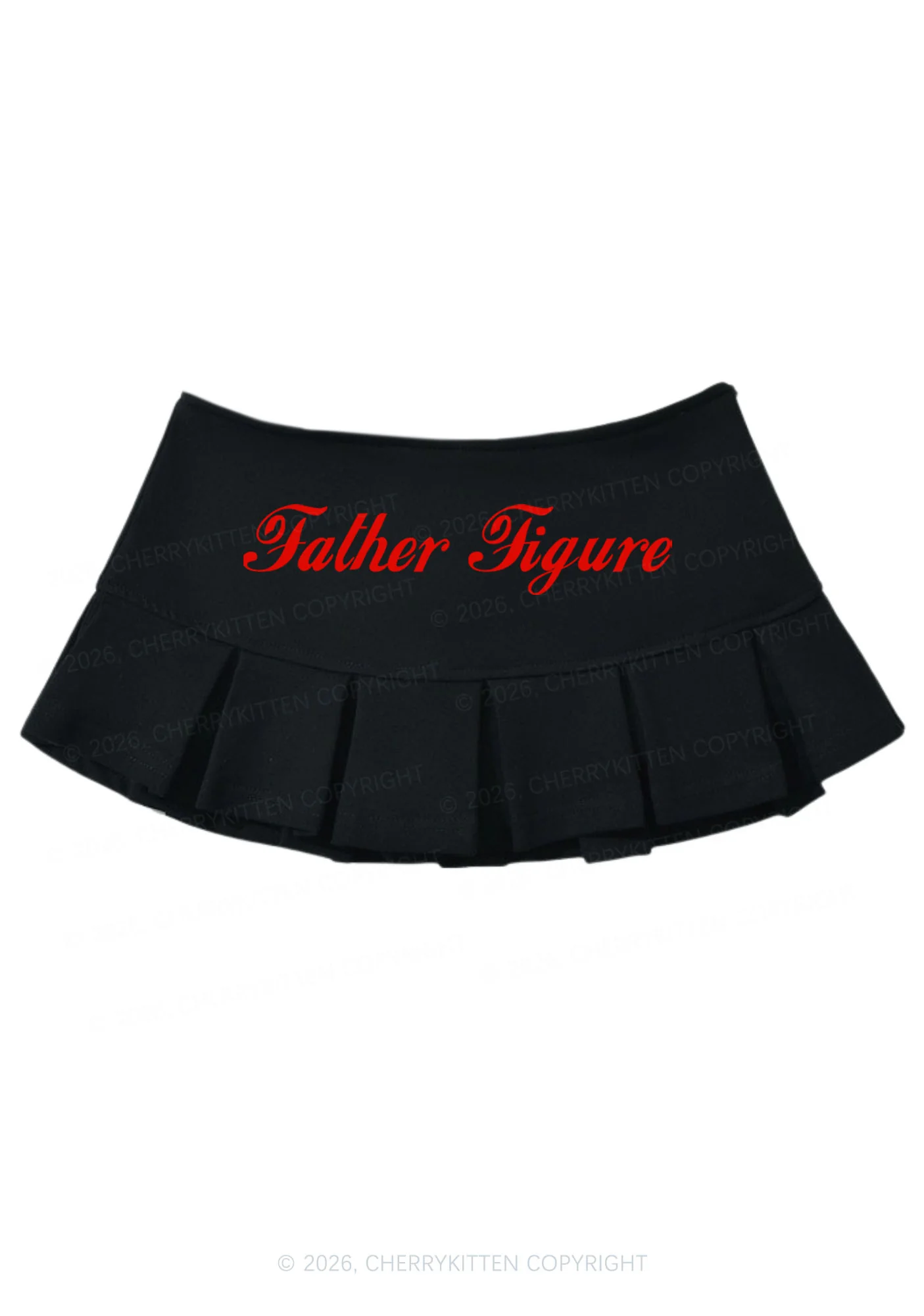 Father Figure Y2K Mini Pleated Skirts Cherrykitten - Image 3