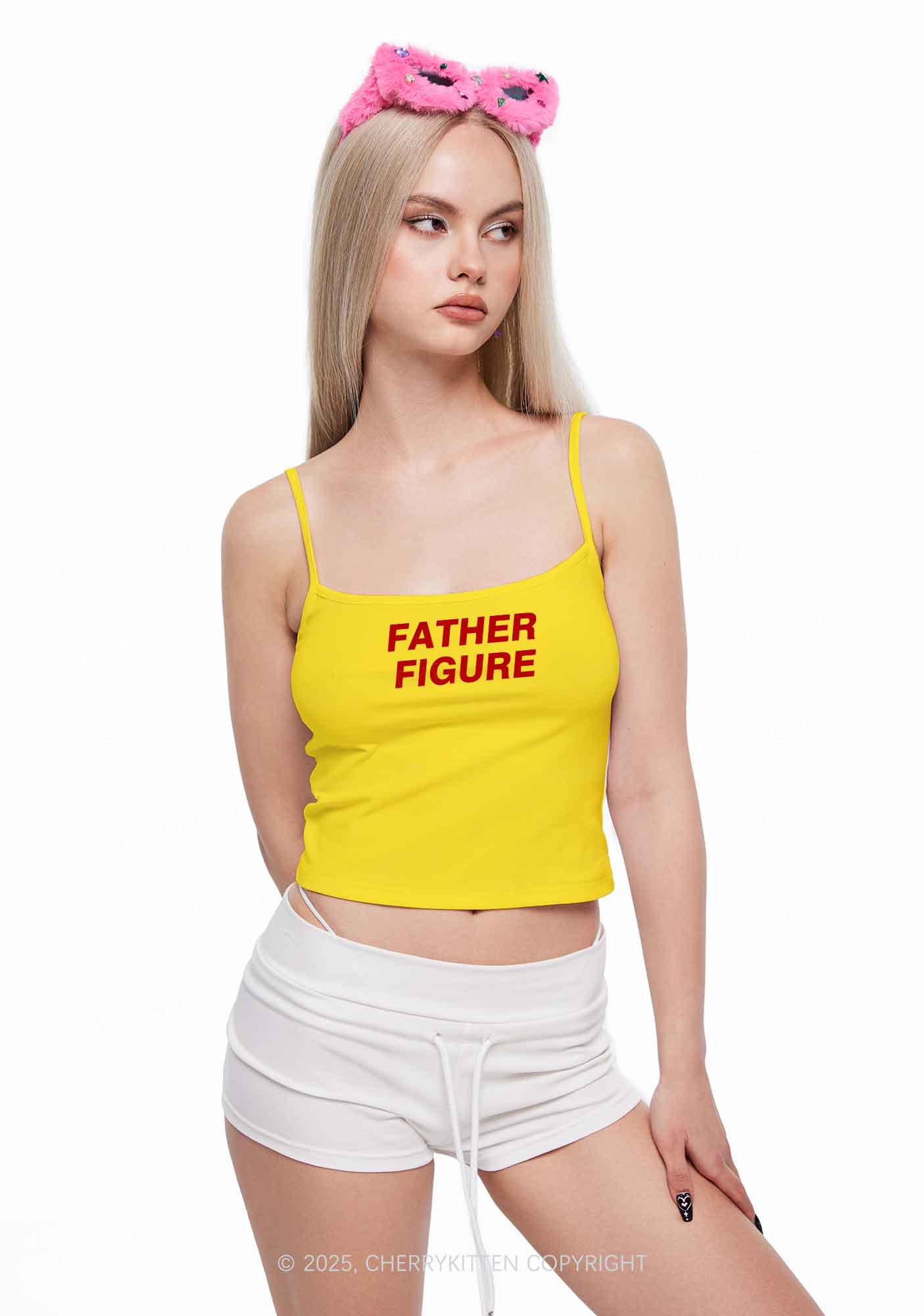 Father Figure Y2K Spaghetti Strap Cami Cherrykitten - Image 2