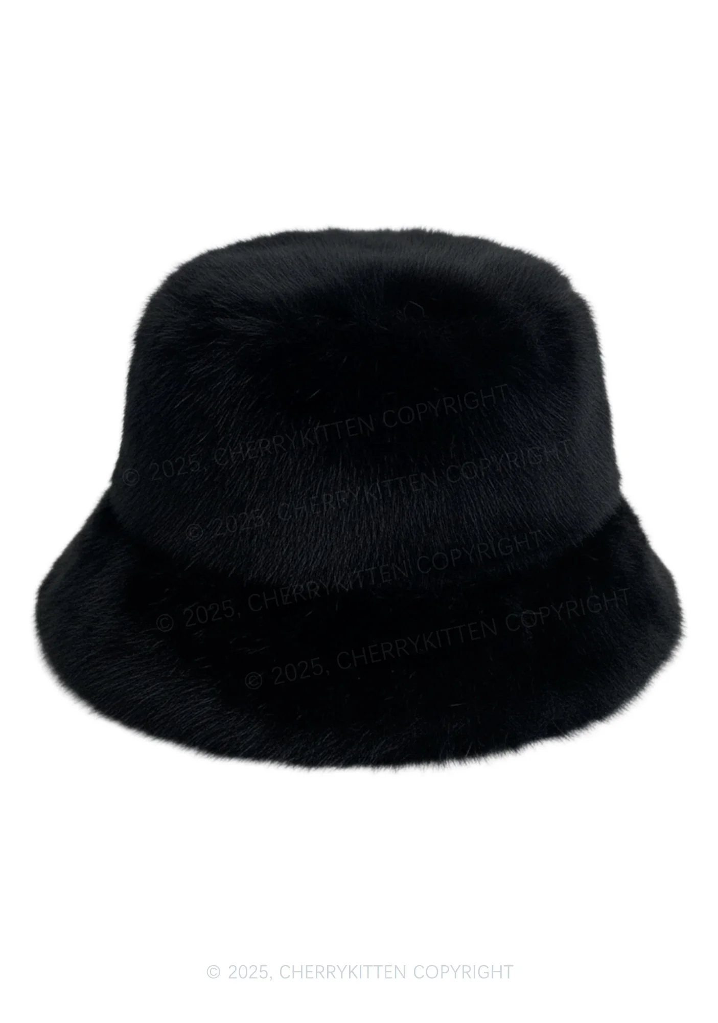 Faux Fur Y2K Bucket Hat Cherrykitten - Image 3
