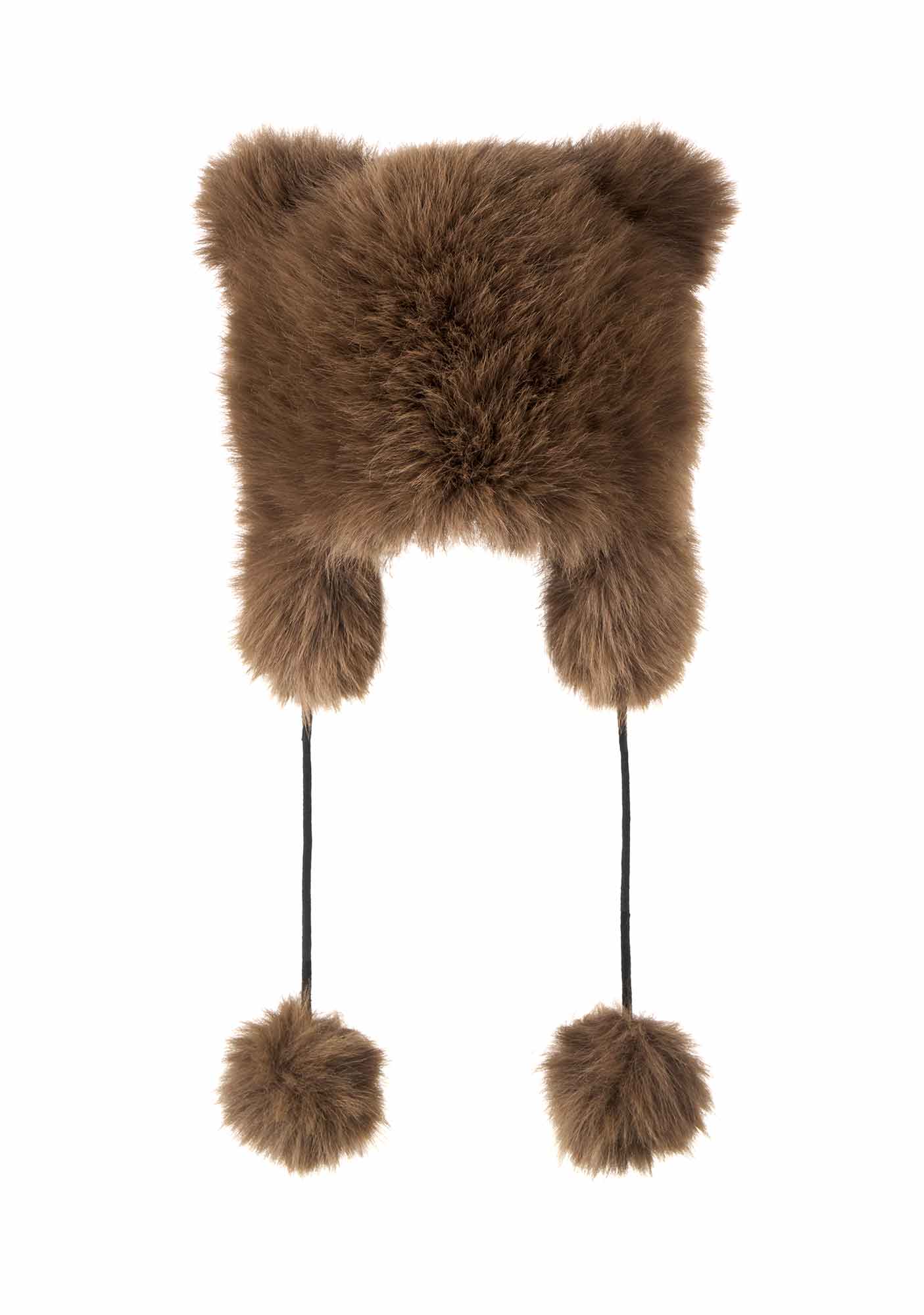 Faux Fur Y2K Plush Hat Cherrykitten - Image 2