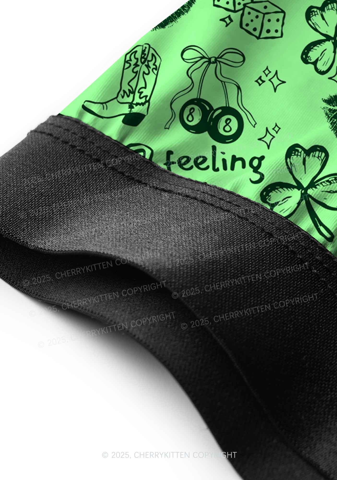Feeling Lucky Graffiti St Patricks Y2K Print Men Boxer Briefs Cherrykitten - Image 5