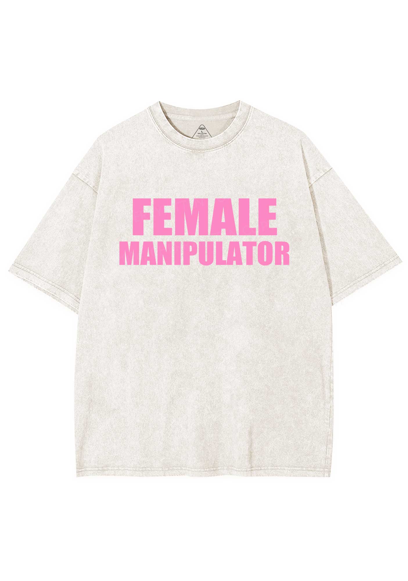 Female Manipulator Y2K Shirts Washed Tee Cherrykitten - Image 5