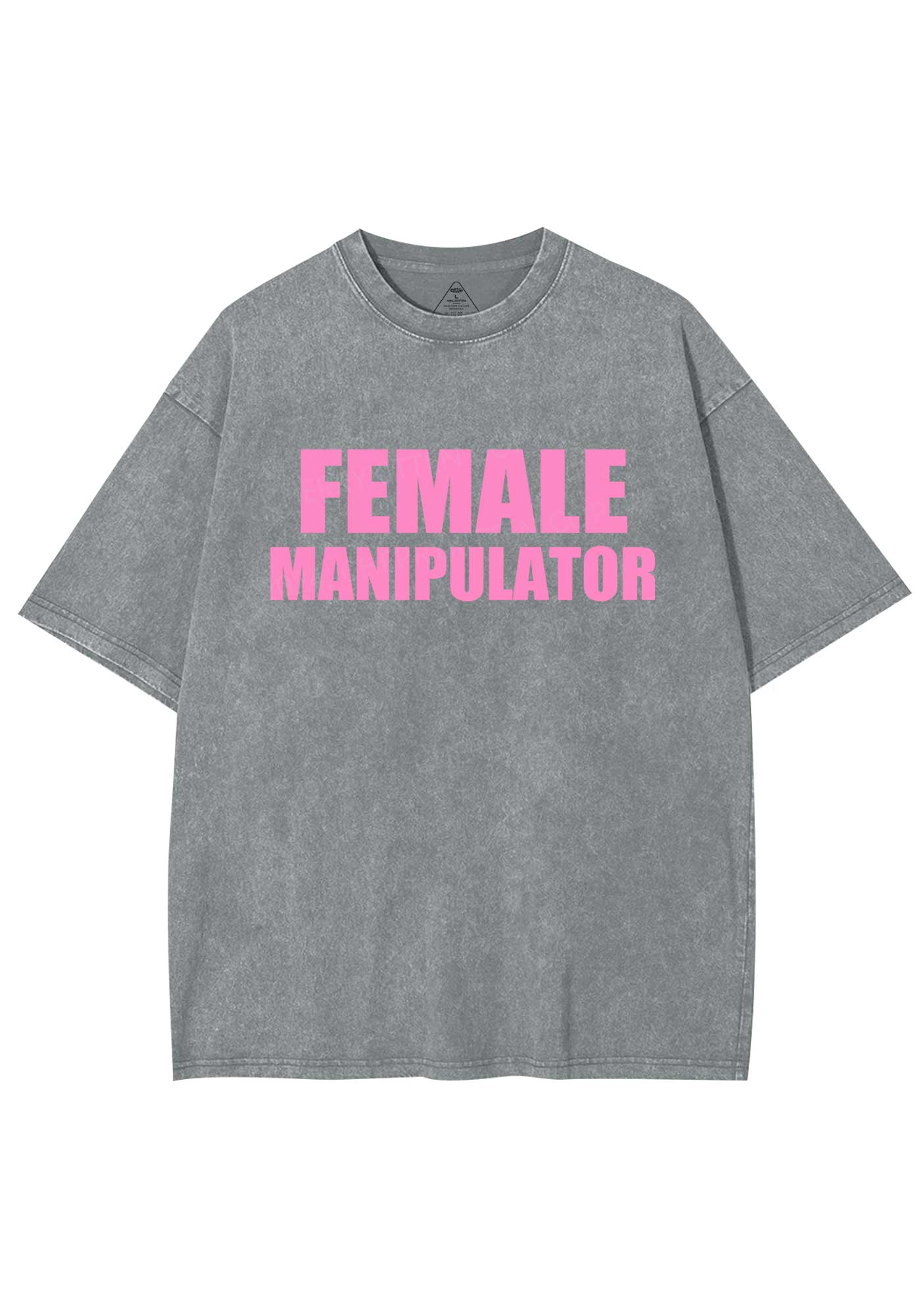 Female Manipulator Y2K Shirts Washed Tee Cherrykitten - Image 7