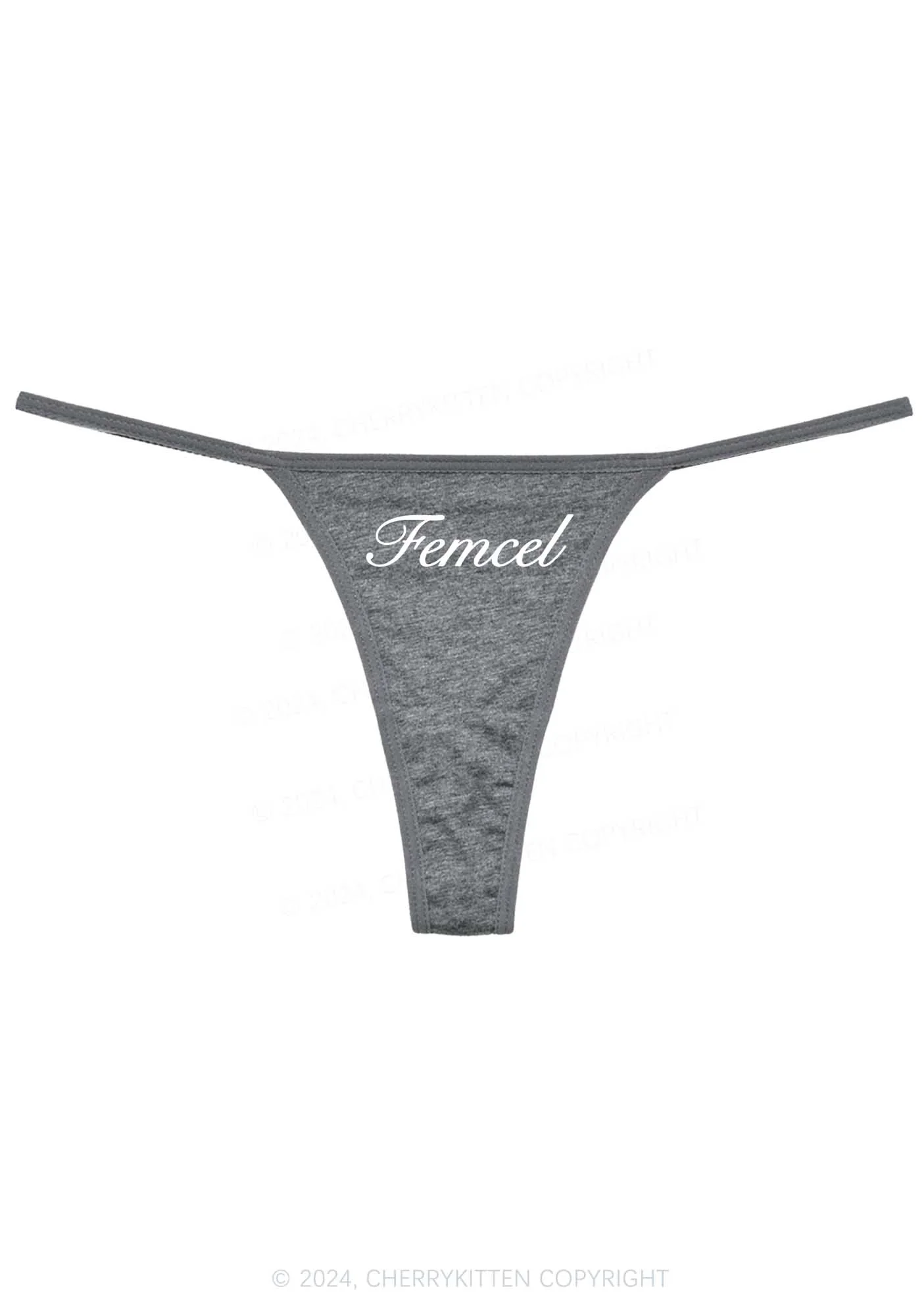 Femcel Y2K Flat String Thong Cherrykitten - Image 4