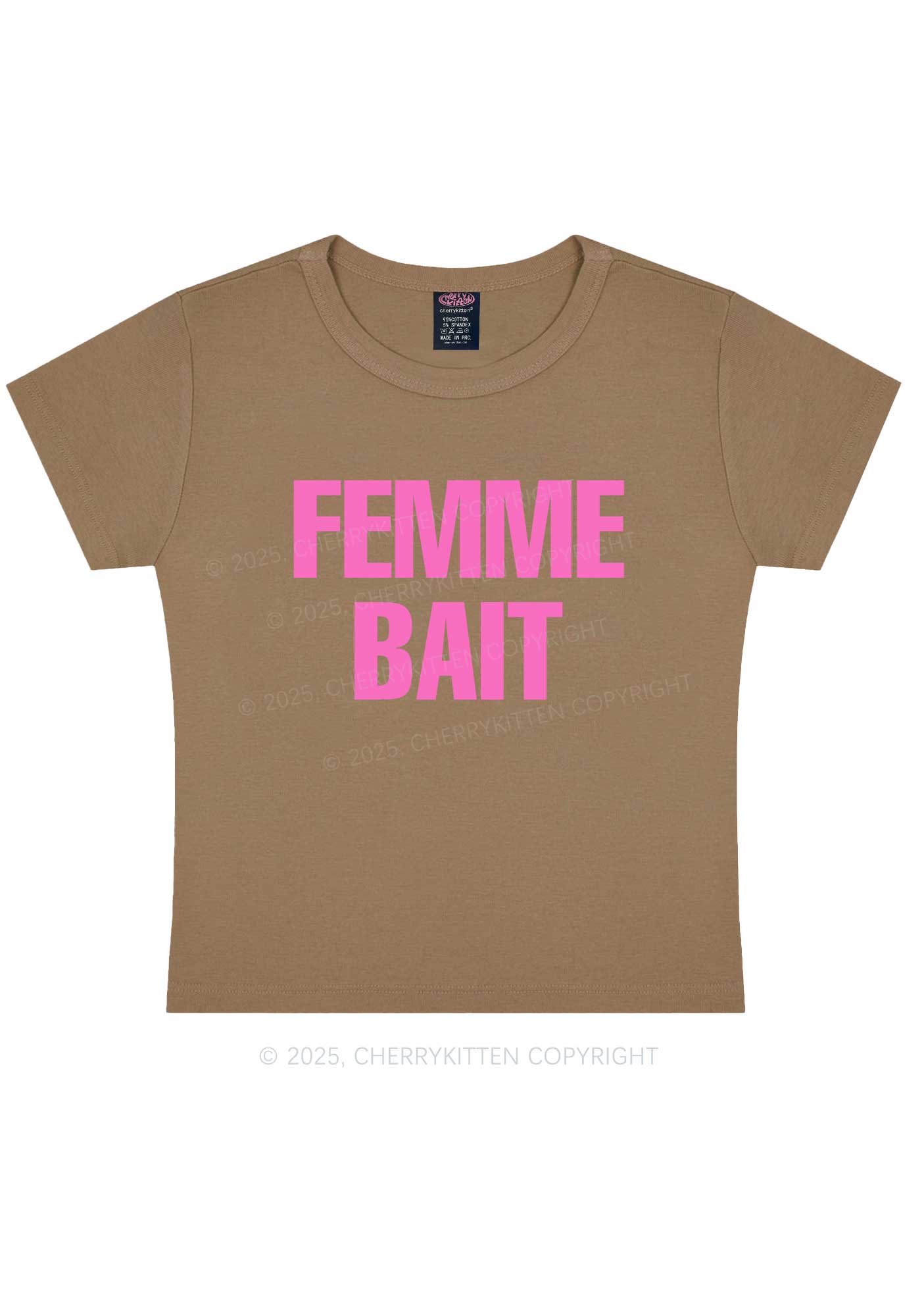 Femme Bait Y2K Baby Tee Cherrykitten - Image 10