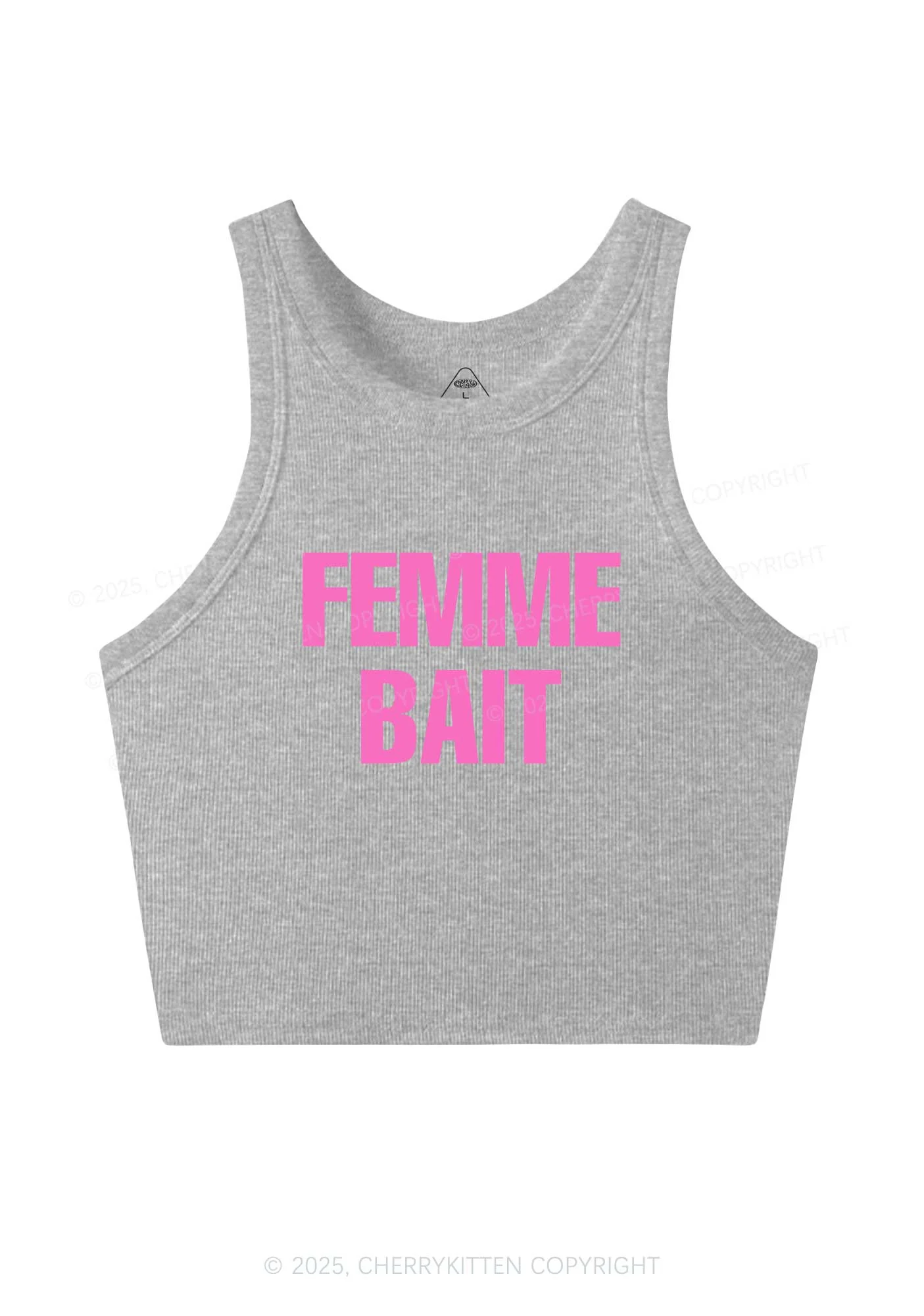 Femme Bait Y2K Crop Tank Top Cherrykitten - Image 5
