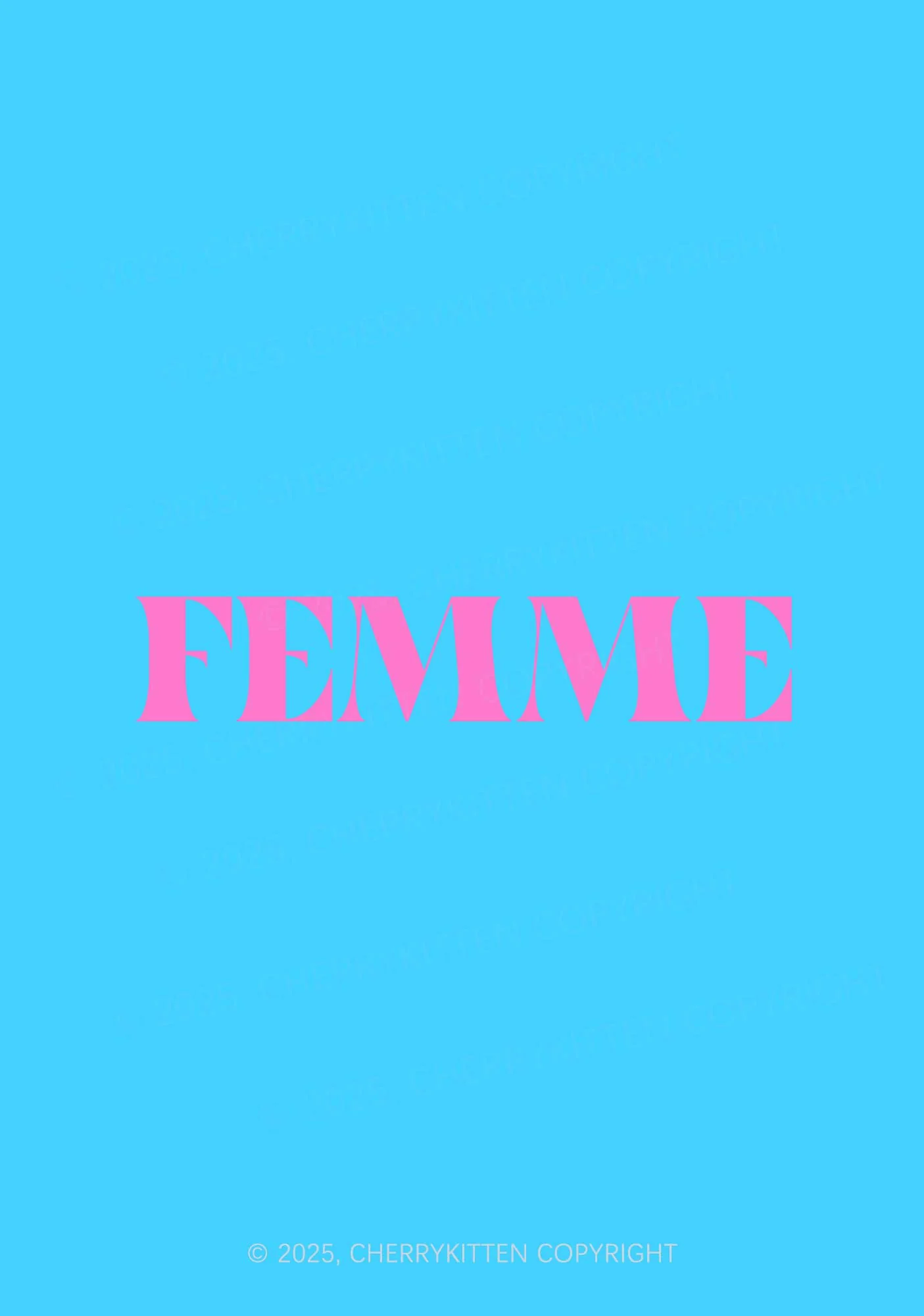 Femme Pride 1Pc Y2K Pin Badge Cherrykitten - Image 2