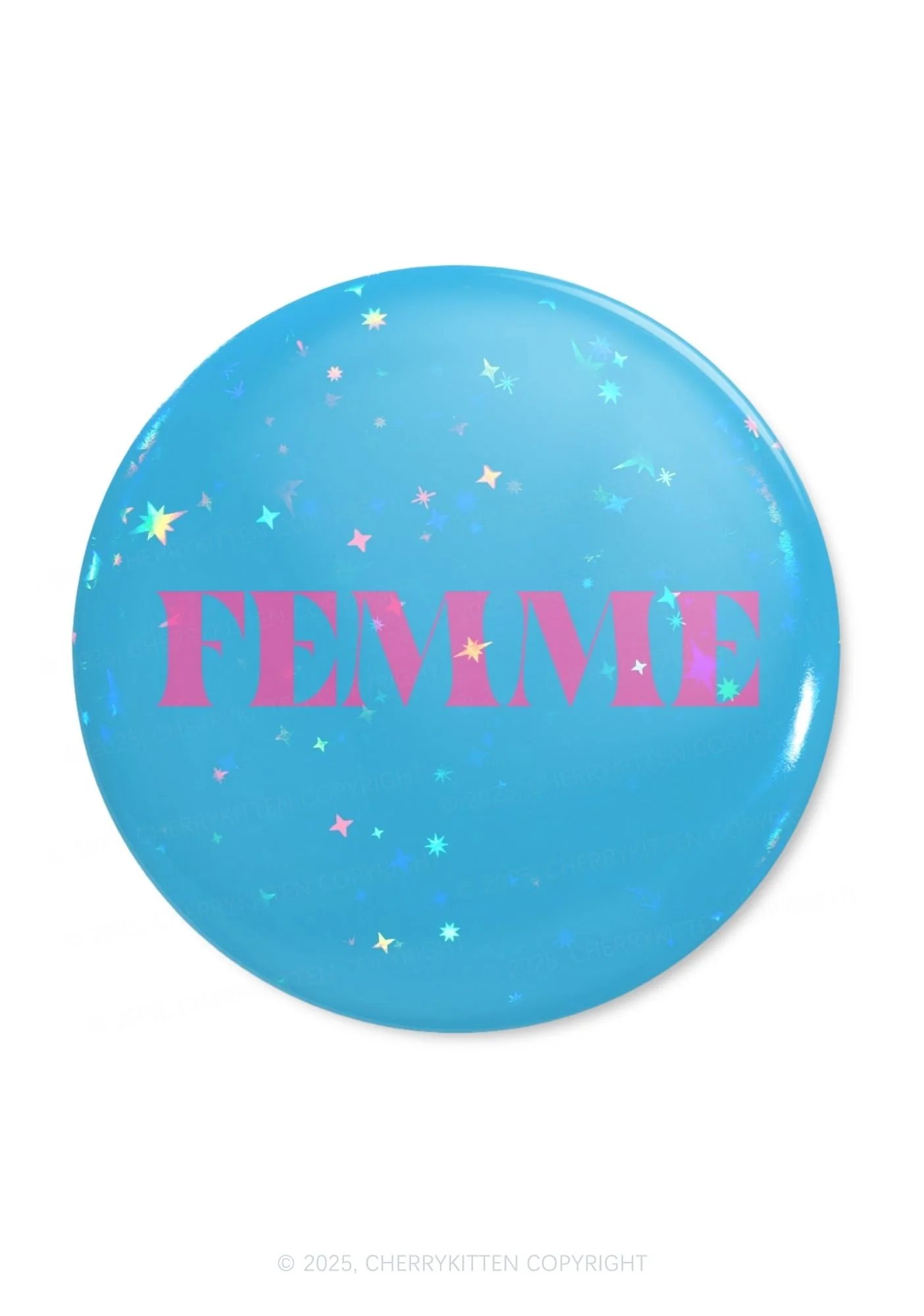 Femme Pride 1Pc Y2K Pin Badge Cherrykitten - Image 4