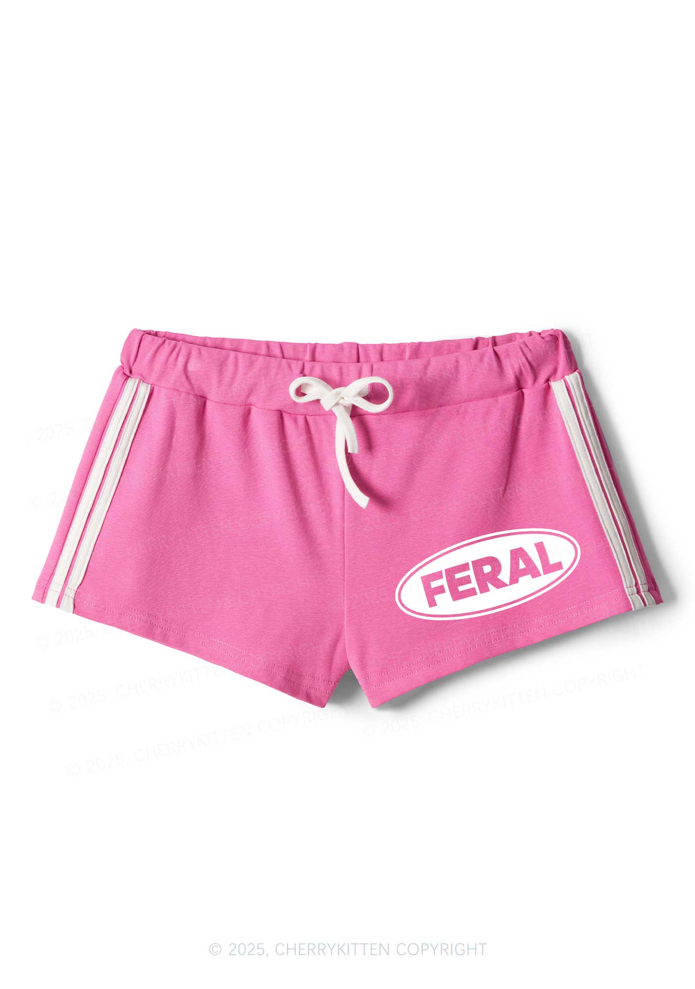 Feral Y2K Drawstring Mini Shorts Cherrykitten - Image 4