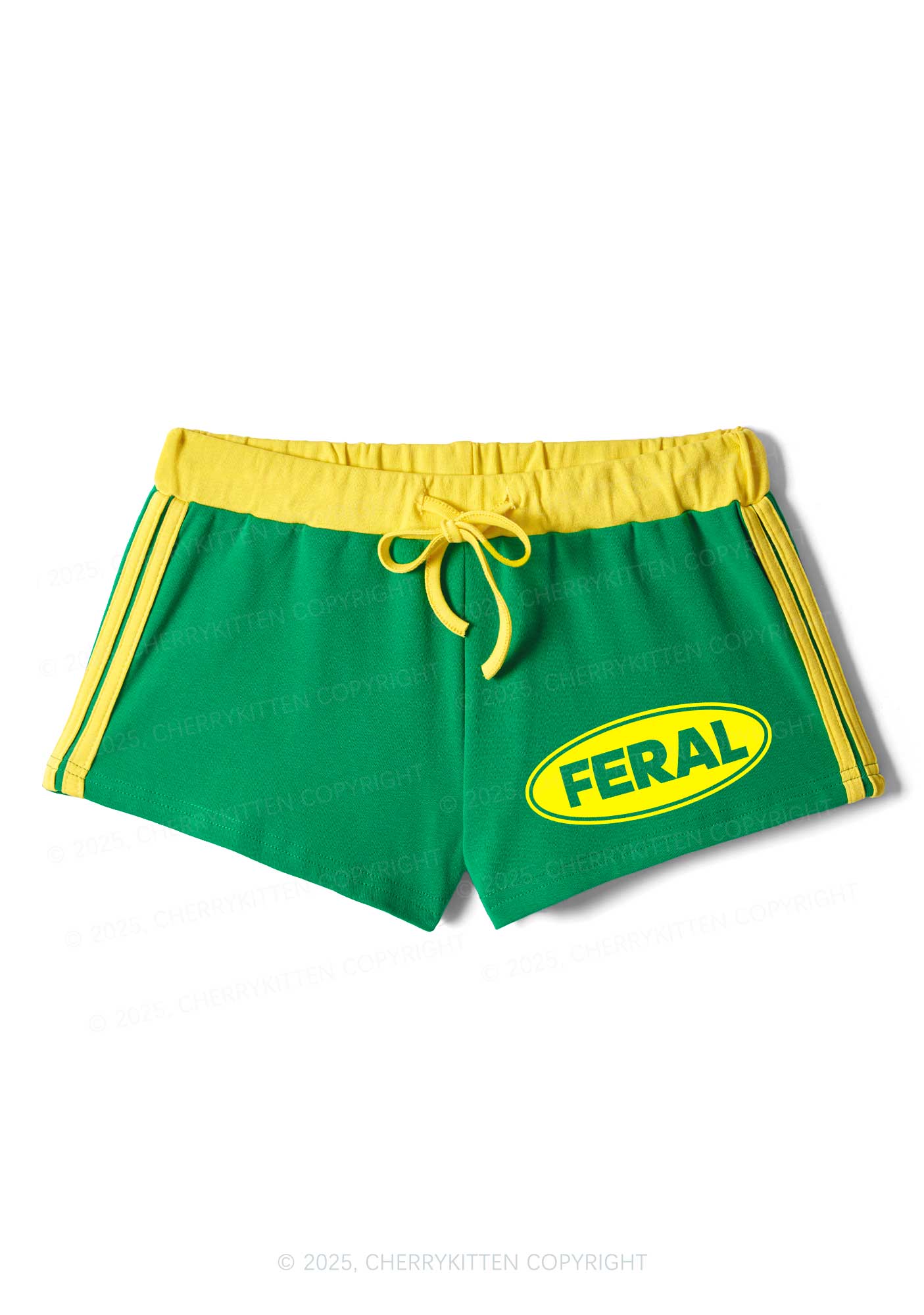 Feral Y2K Drawstring Mini Shorts Cherrykitten - Image 6