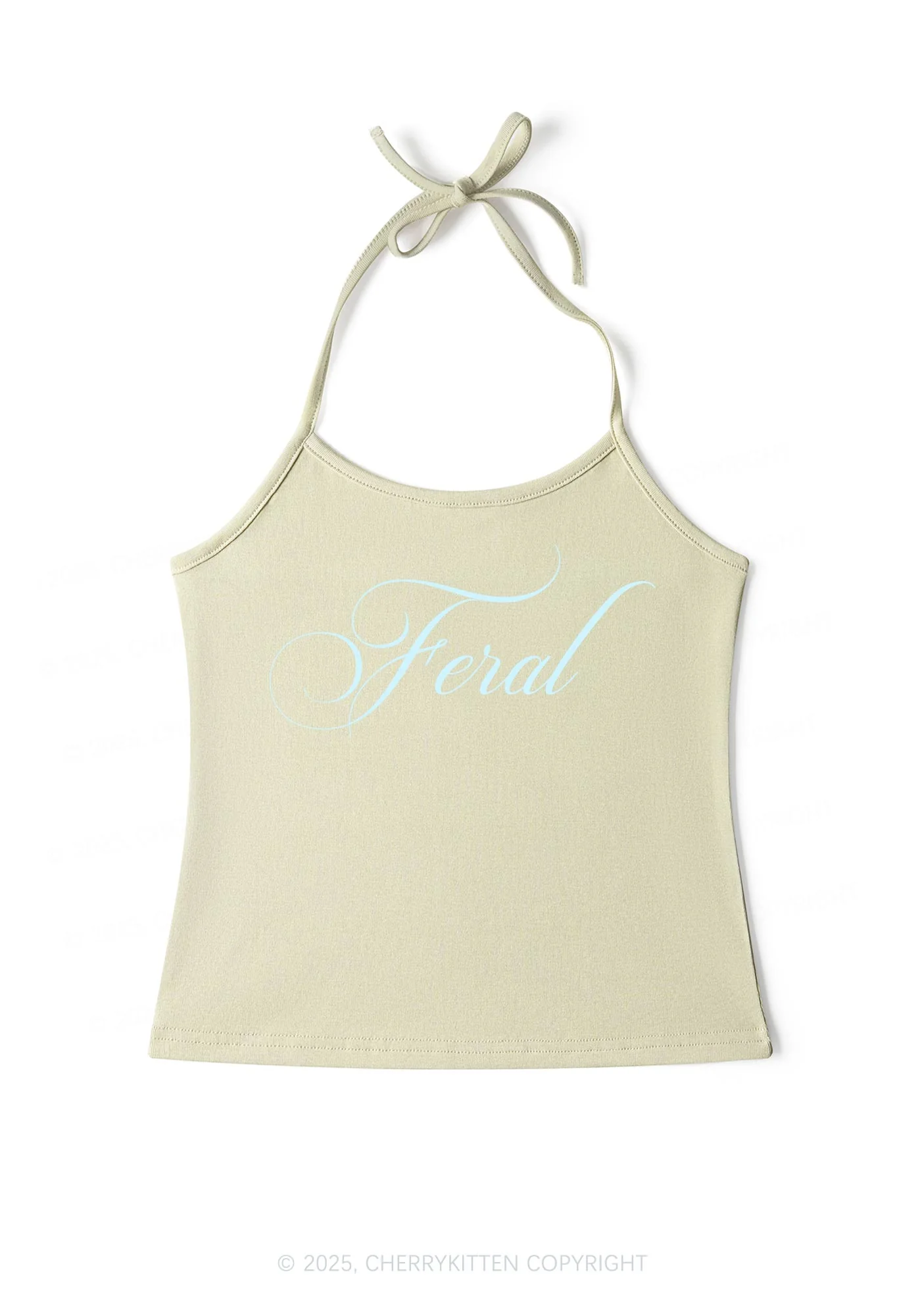 Feral Y2K Halter Neck Cami Cherrykitten - Image 4