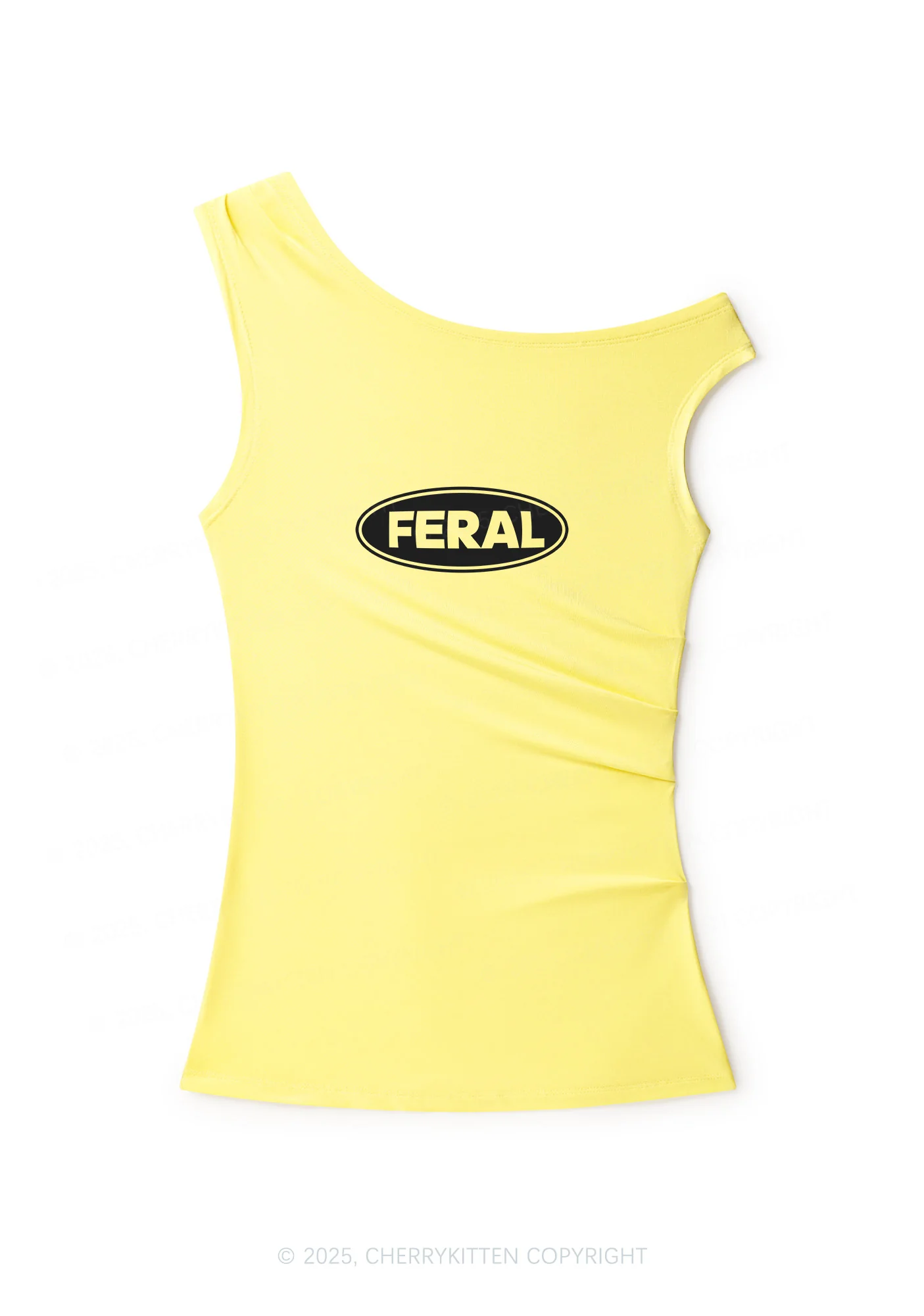Feral Y2K Off Shoulder Tank Top Cherrykitten - Image 2