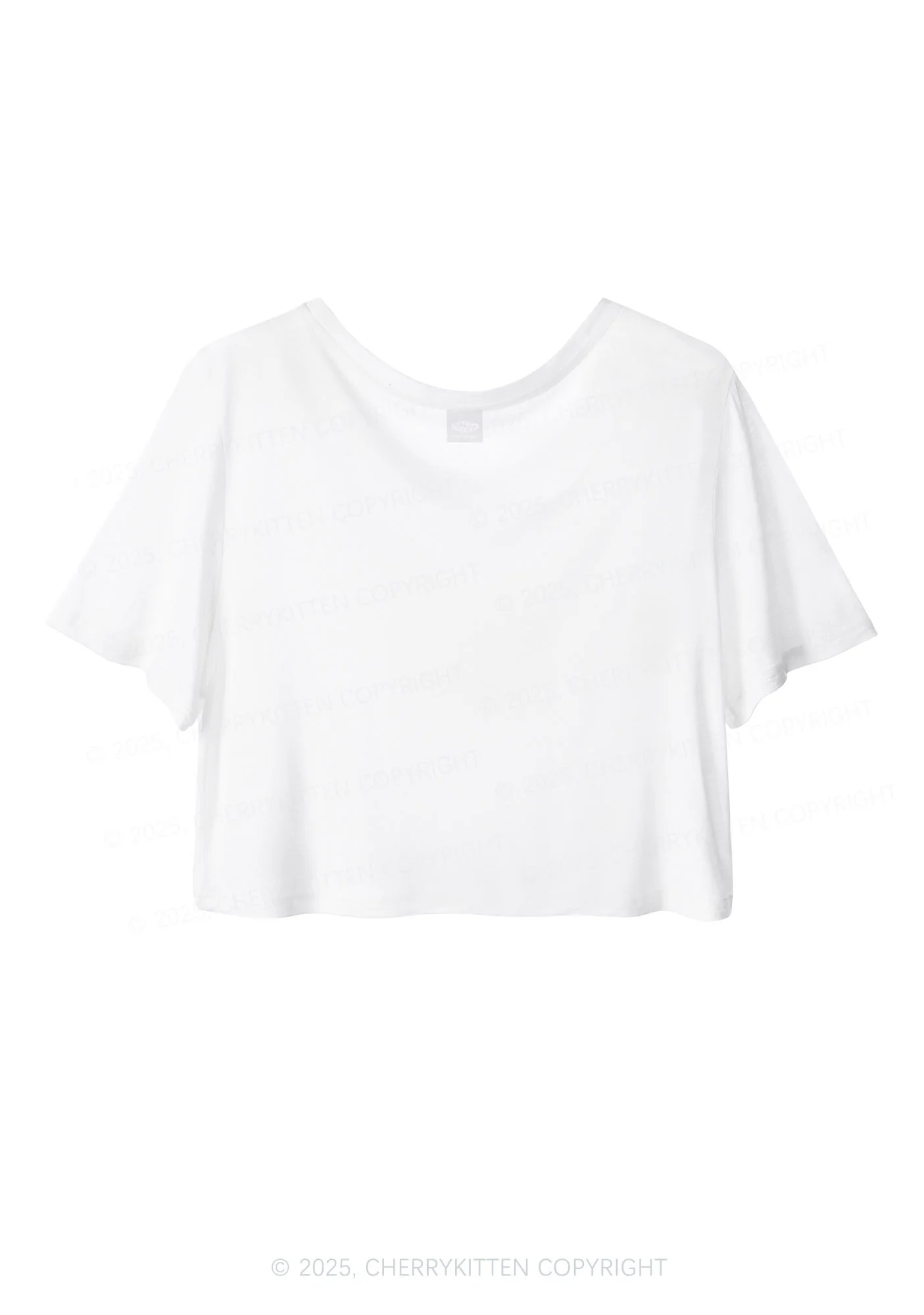 Feral Y2K Sheer Crop Tee Cherrykitten - Image 5