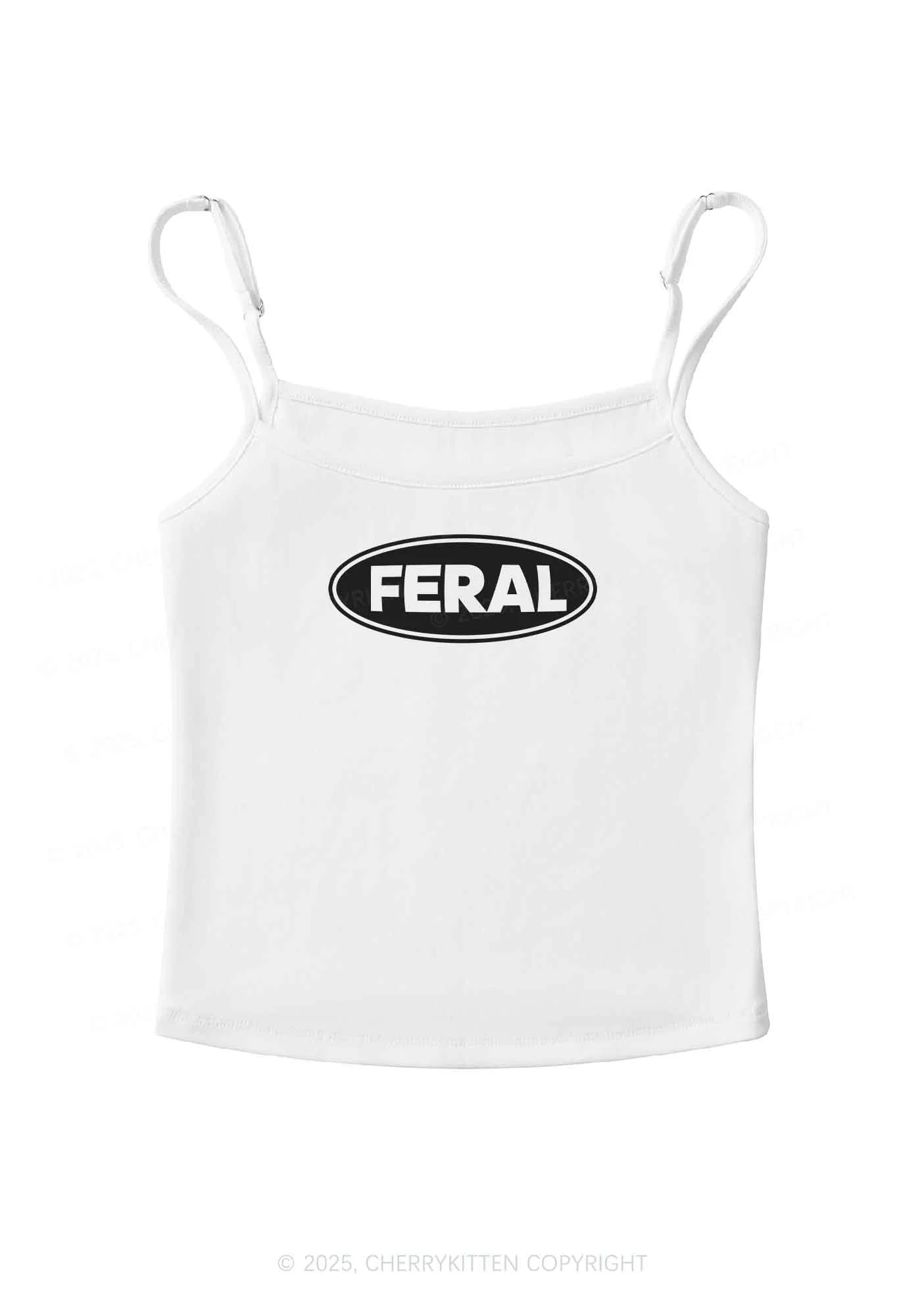 Feral Y2K Spaghetti Strap Cami Cherrykitten - Image 3