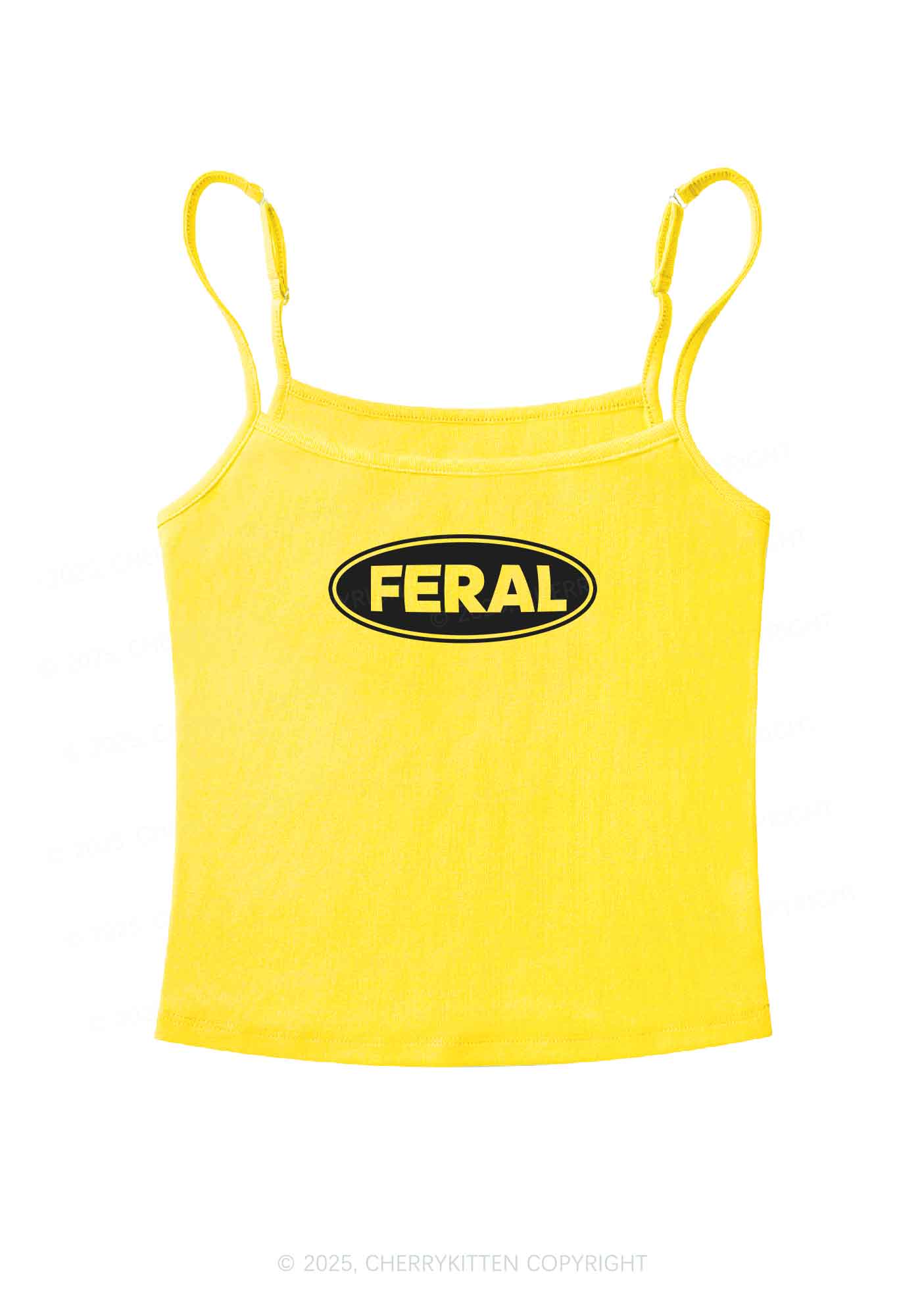 Feral Y2K Spaghetti Strap Cami Cherrykitten - Image 7
