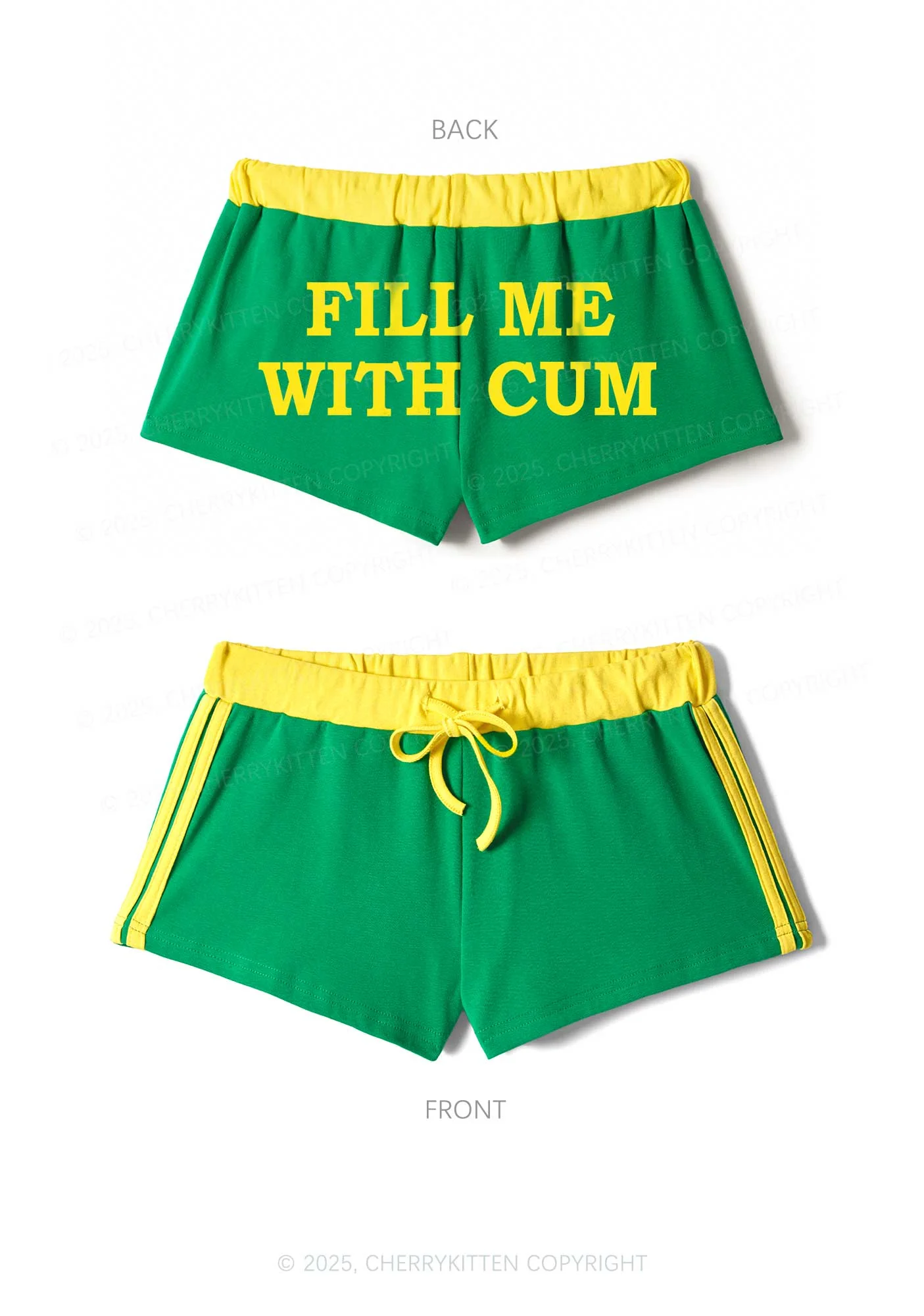 Fill Me Y2K Drawstring Mini Shorts Cherrykitten - Image 5