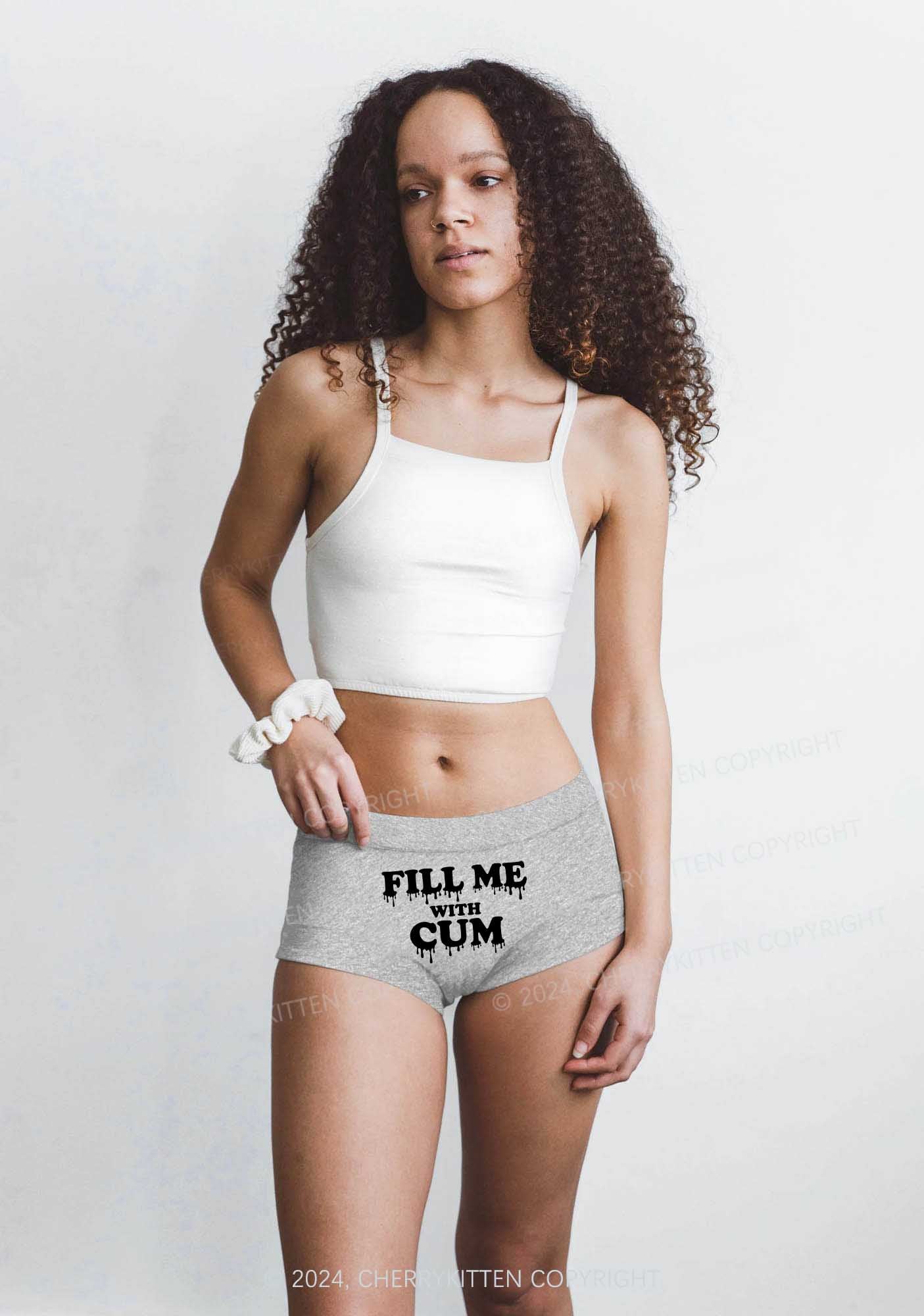 Fill Me Y2K Mid Rise Waist Boyshort Cherrykitten - Image 3