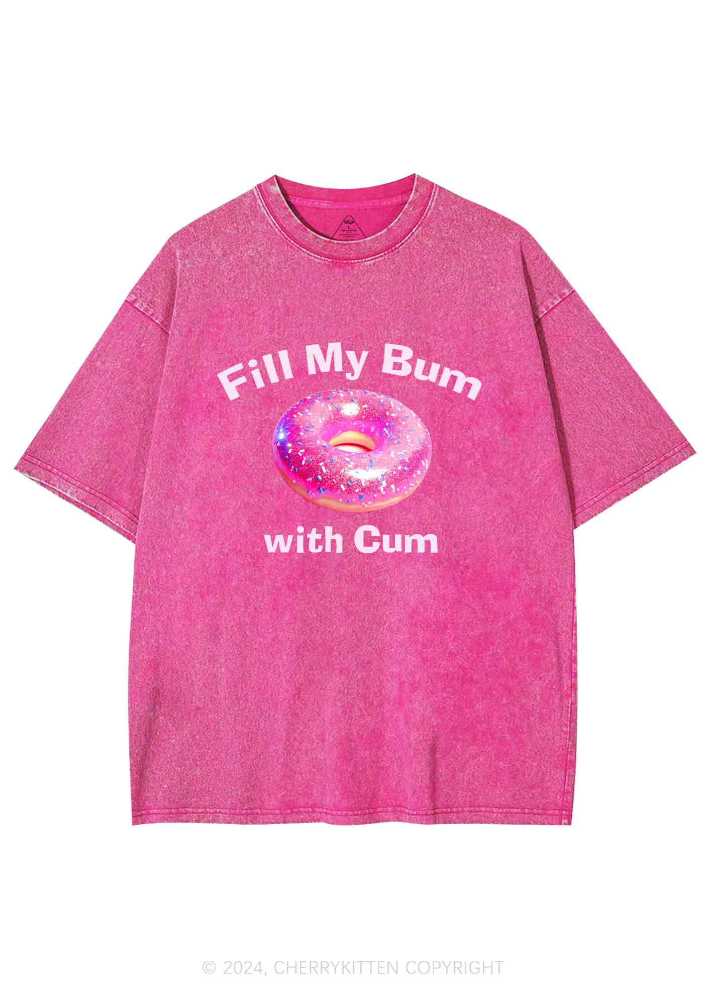 Fill My Bxm Y2K Washed Tee Cherrykitten - Image 3