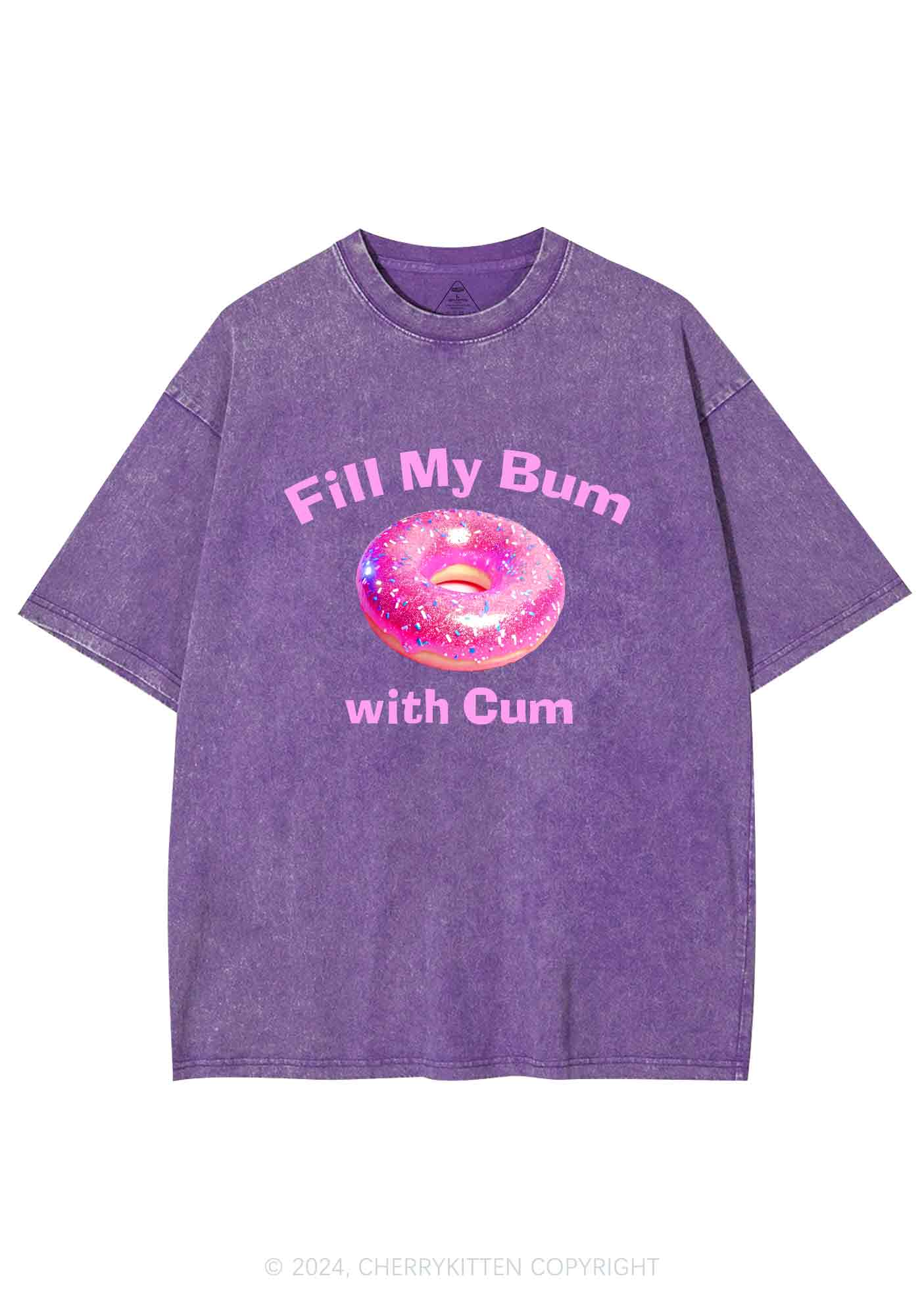 Fill My Bxm Y2K Washed Tee Cherrykitten - Image 4