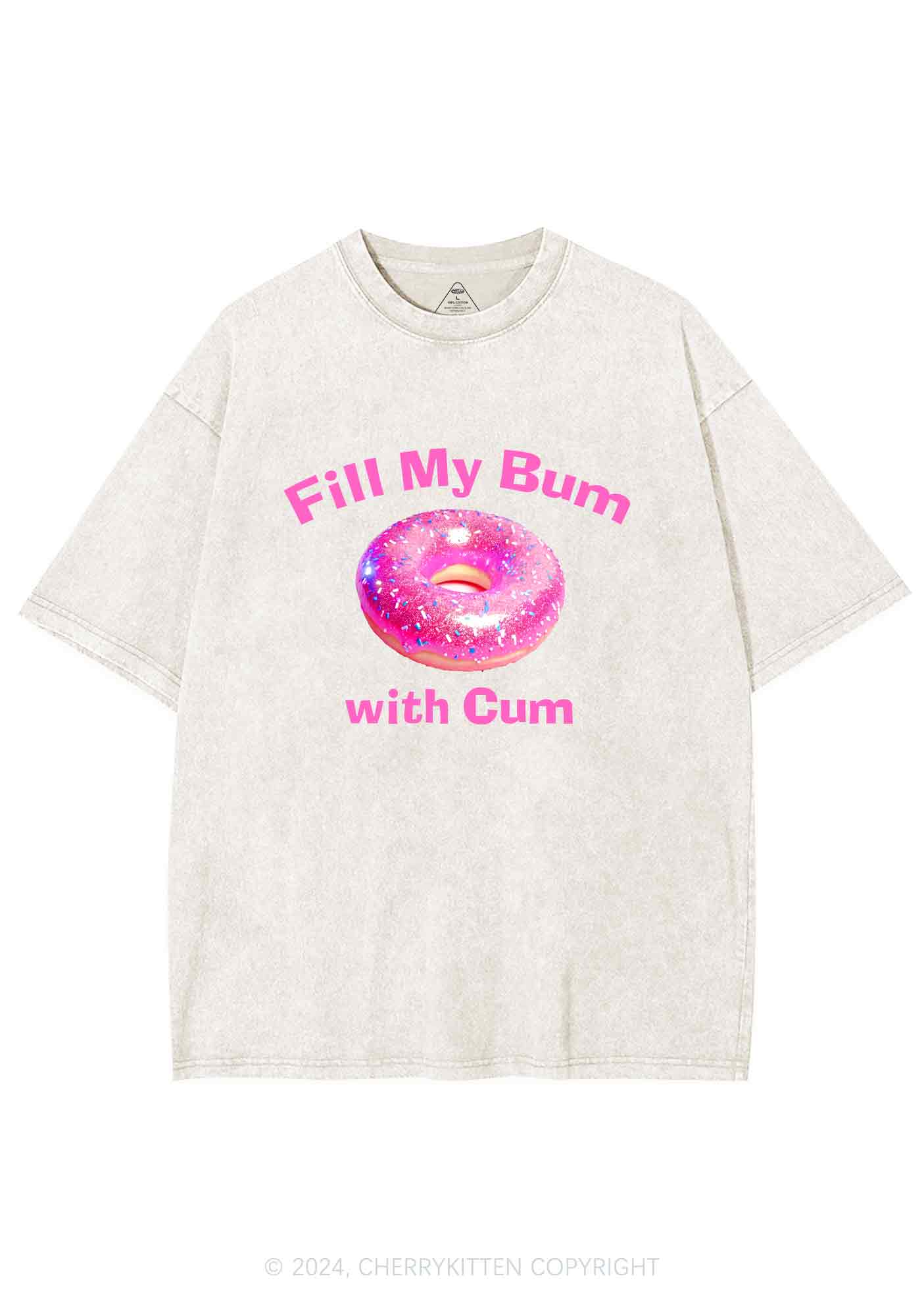 Fill My Bxm Y2K Washed Tee Cherrykitten - Image 5