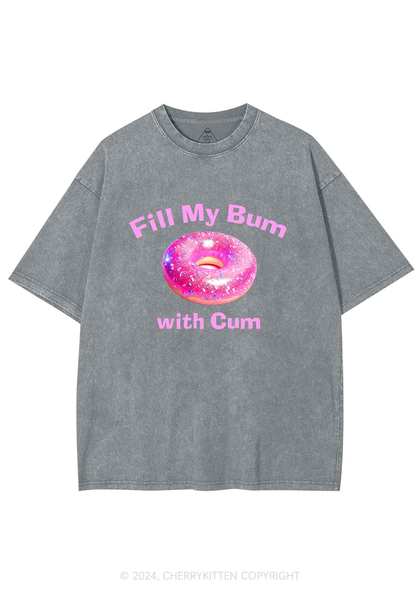 Fill My Bxm Y2K Washed Tee Cherrykitten - Image 6