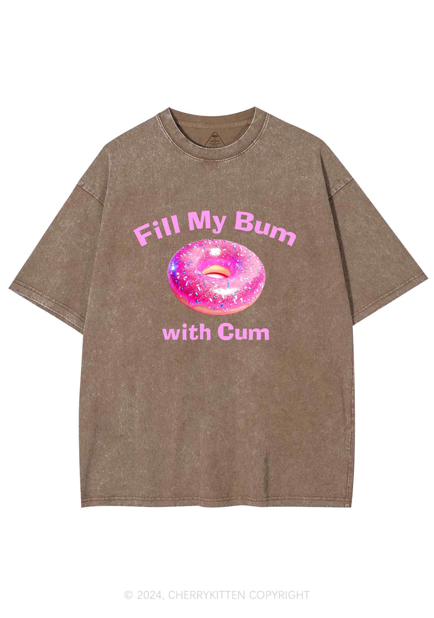Fill My Bxm Y2K Washed Tee Cherrykitten - Image 7