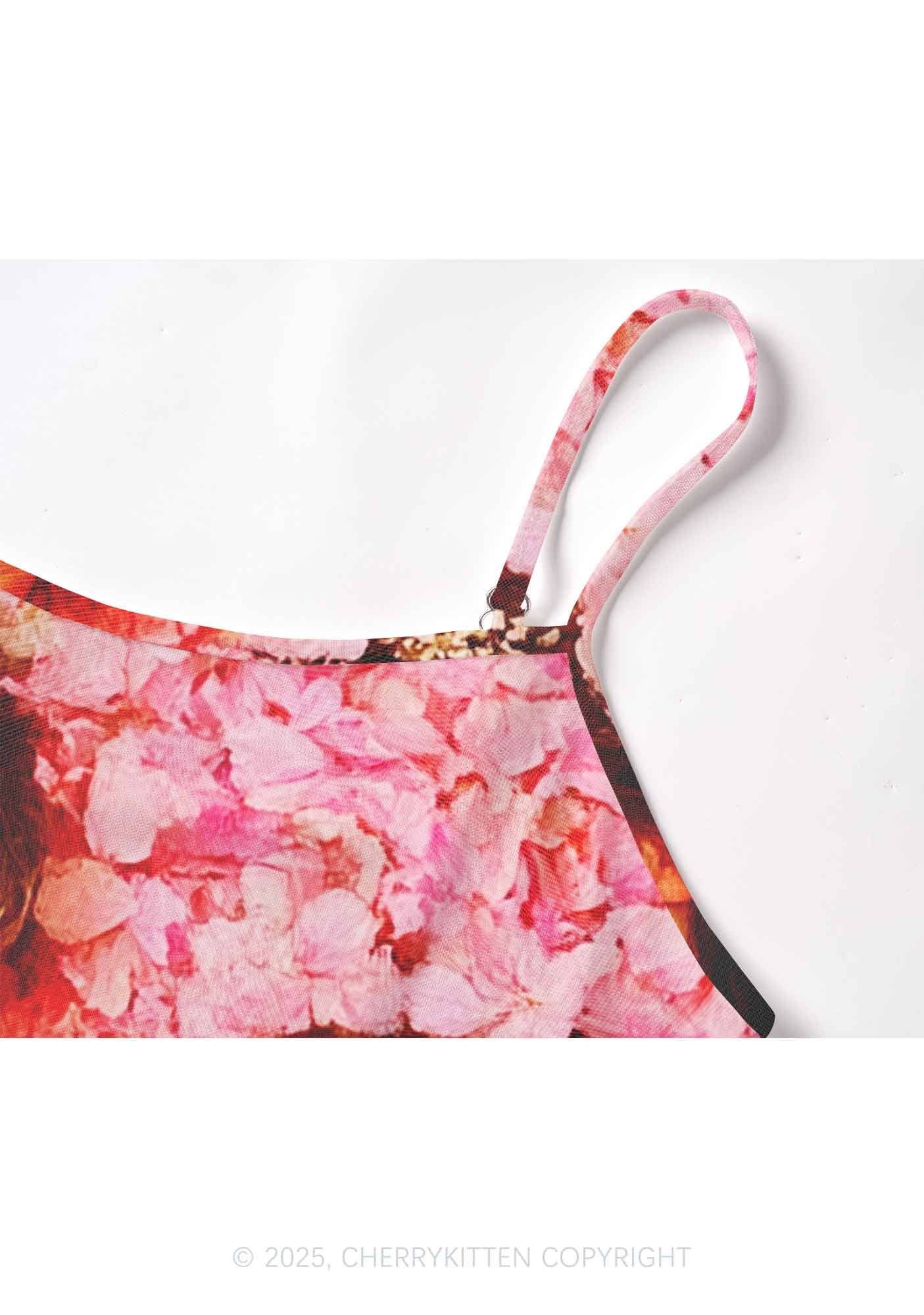 Flower Girls Y2K Mesh Cami Tank Cherrykitten - Image 5