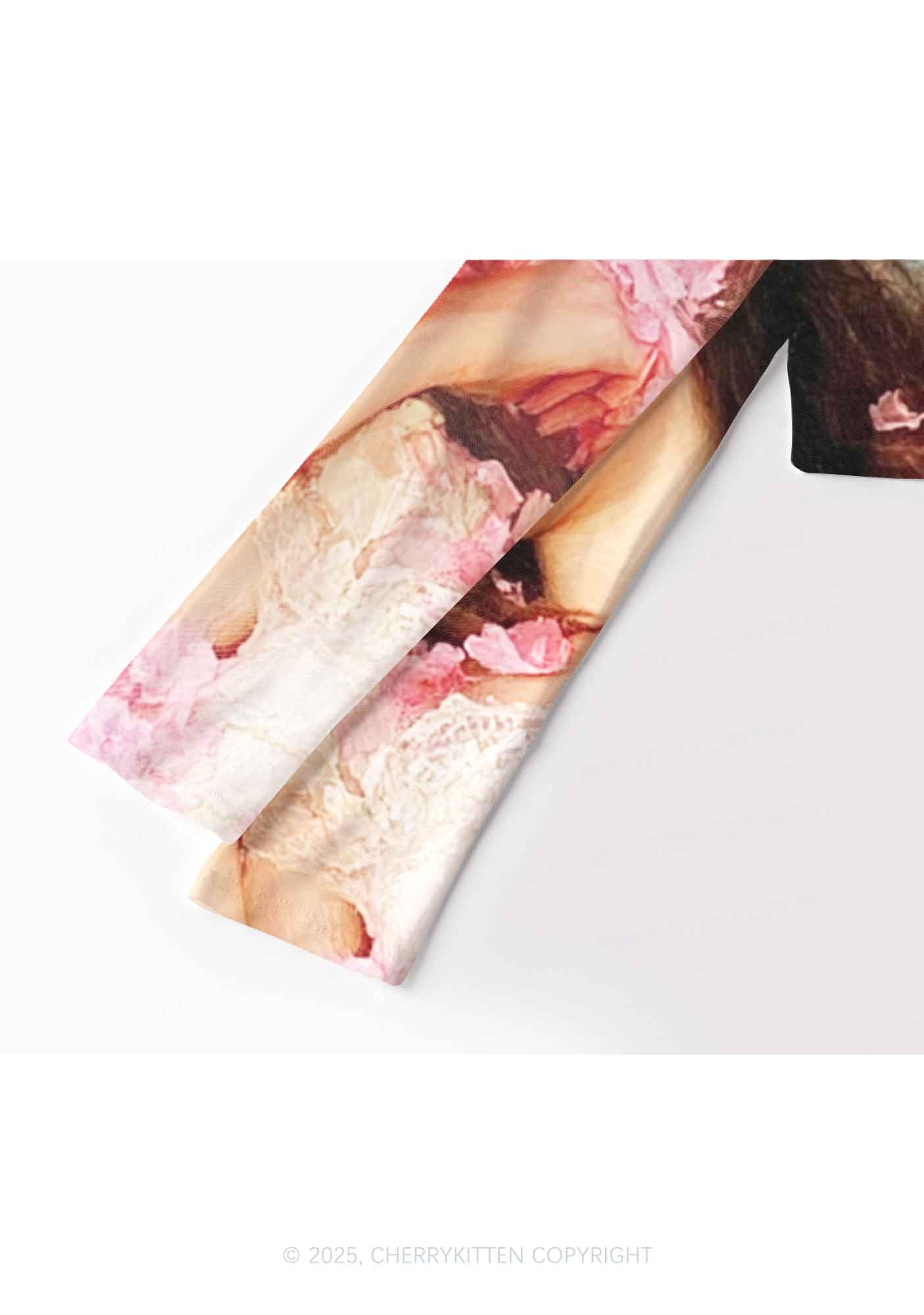 Flower Girls Y2K Mesh Long Sleeve Crop Top Cherrykitten - Image 5