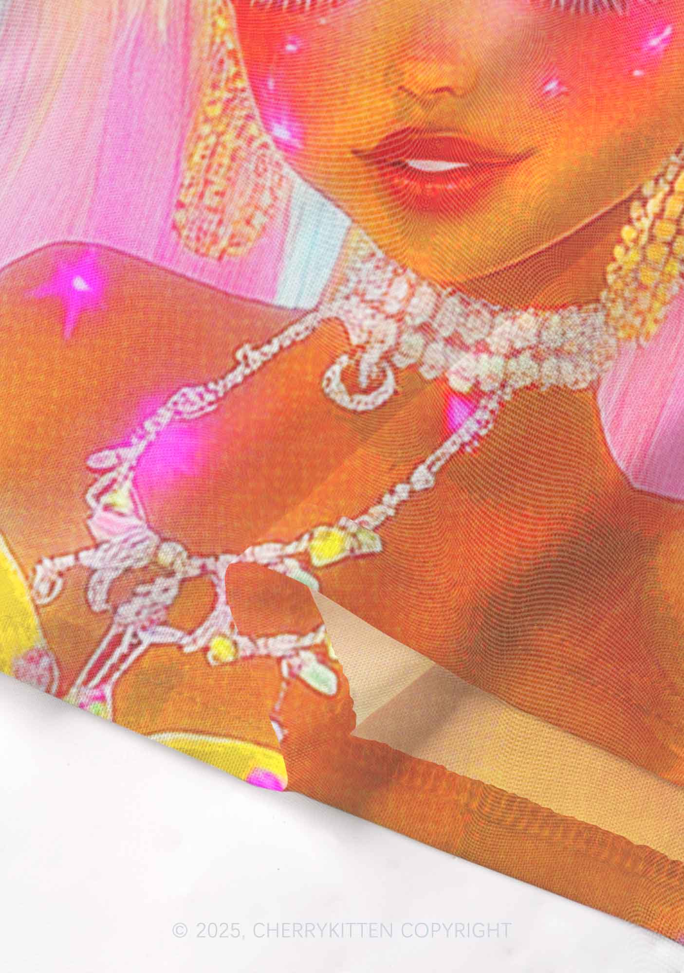 Flower Princess Y2K Mesh Cami Tank Cherrykitten - Image 4