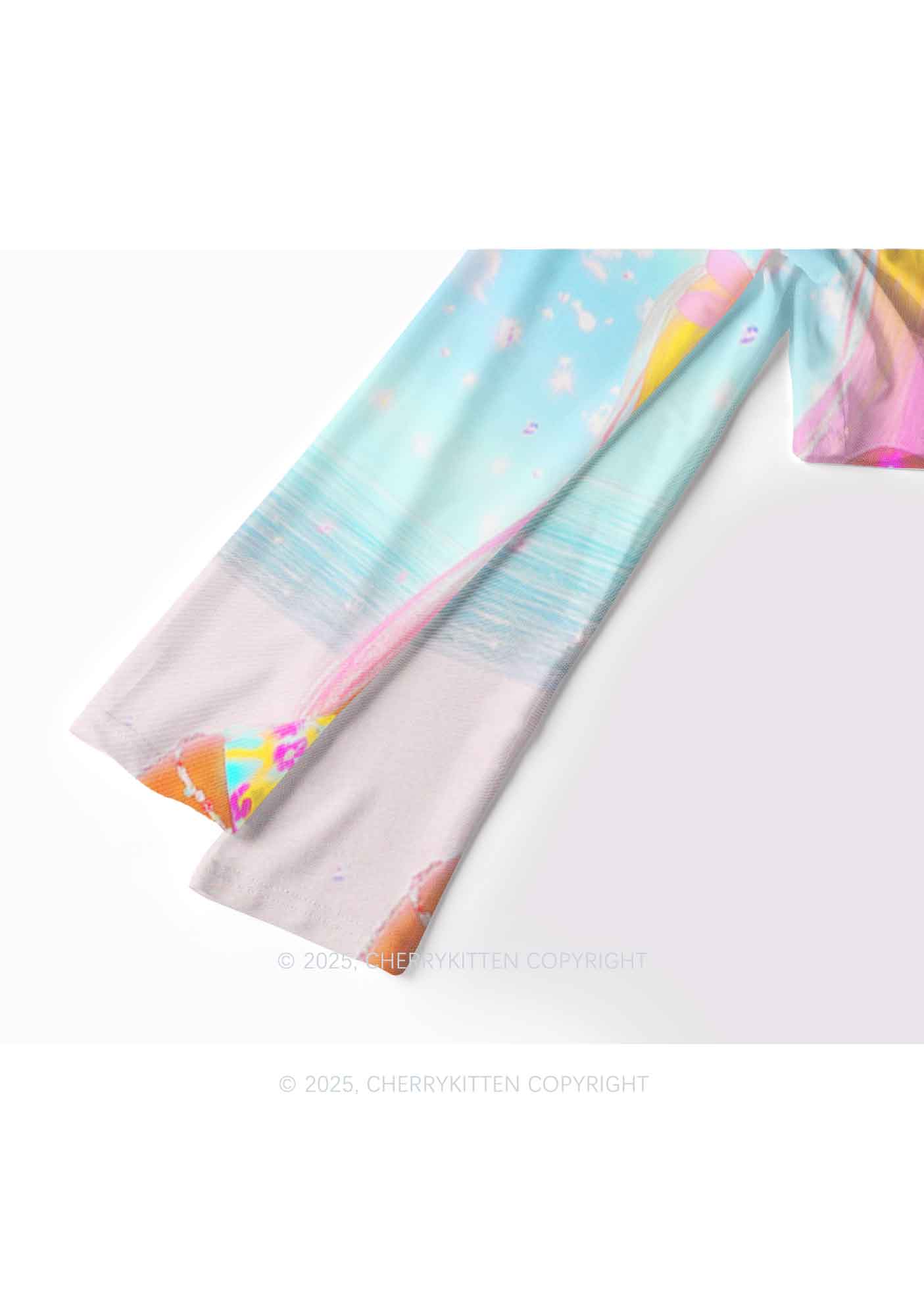Flower Princess Y2K Mesh Long Sleeve Crop Top Cherrykitten - Image 4