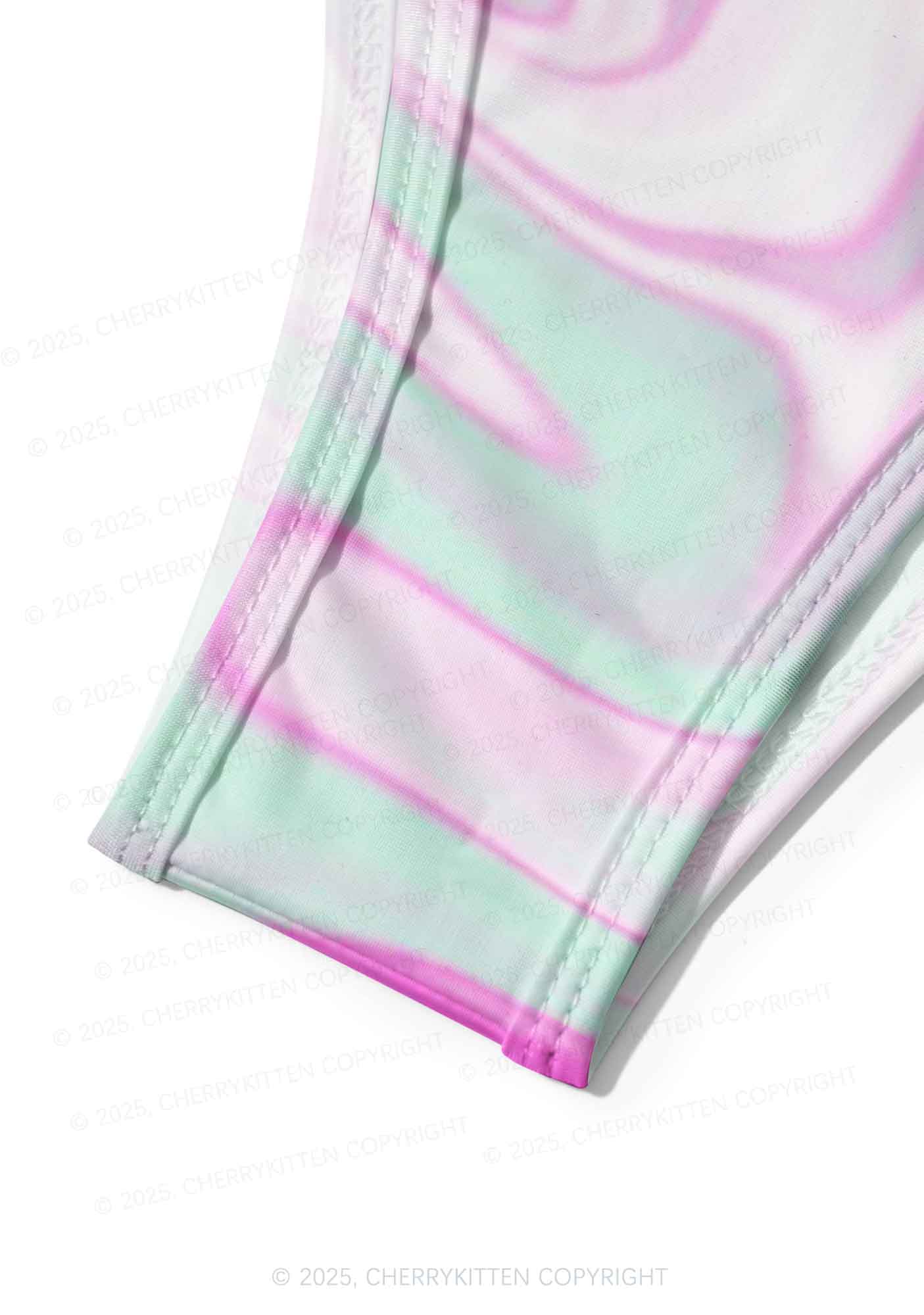 Fluid Waves Y2K Print Bikini Set Cherrykitten - Image 6