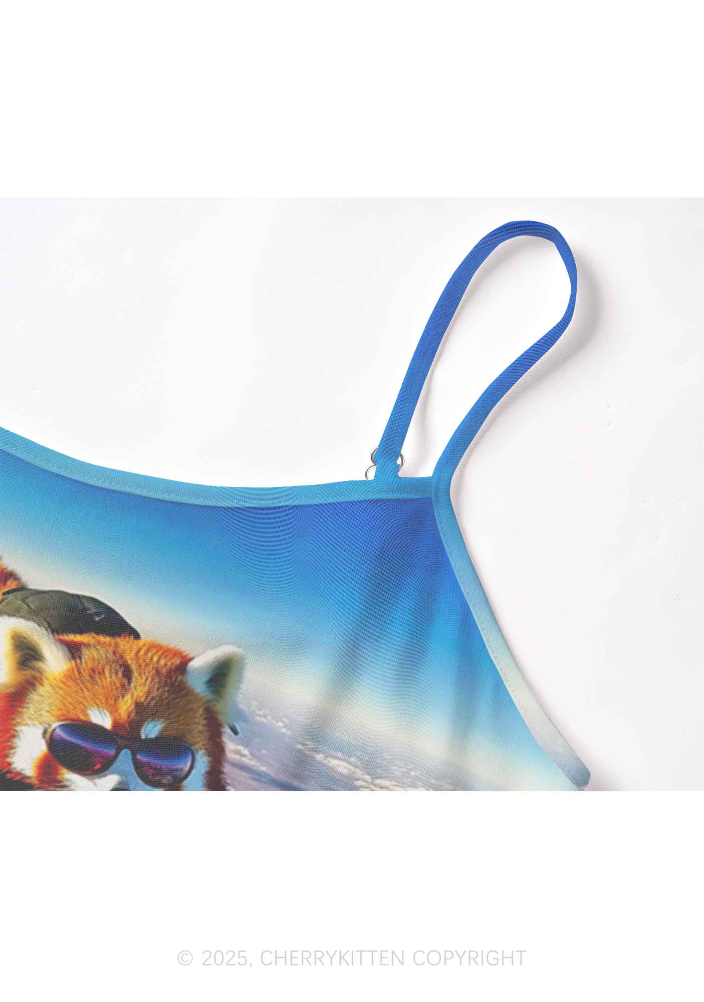 Flying Cool Raccoon Y2K Mesh Cami Tank Cherrykitten - Image 5