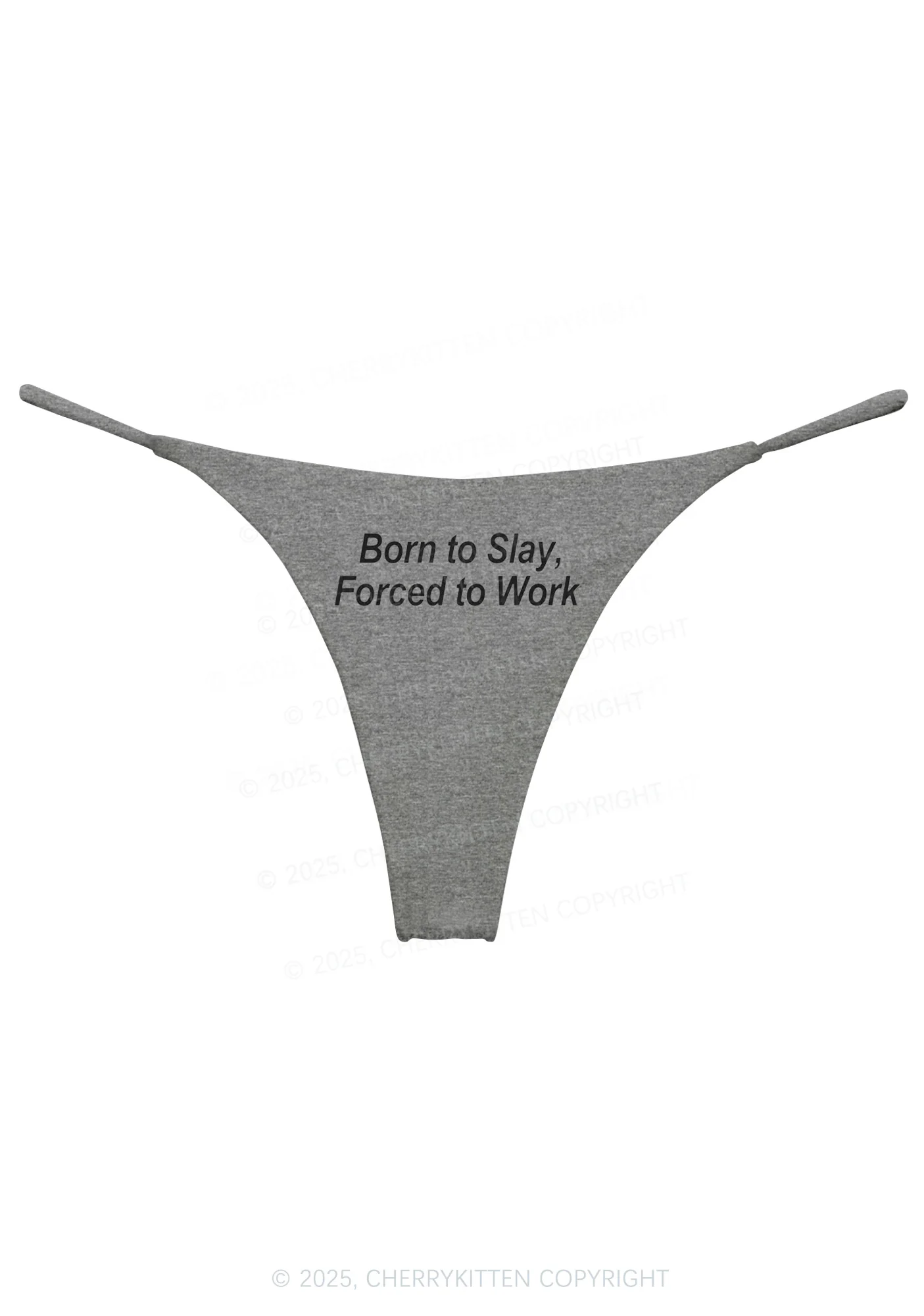 Forced To Work Y2K Bikini String Thong Cherrykitten - Image 9