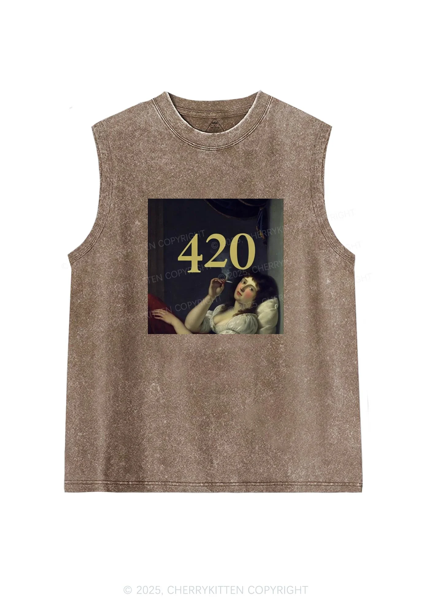 Four Twenty Y2K Washed Tank Cherrykitten - Image 5