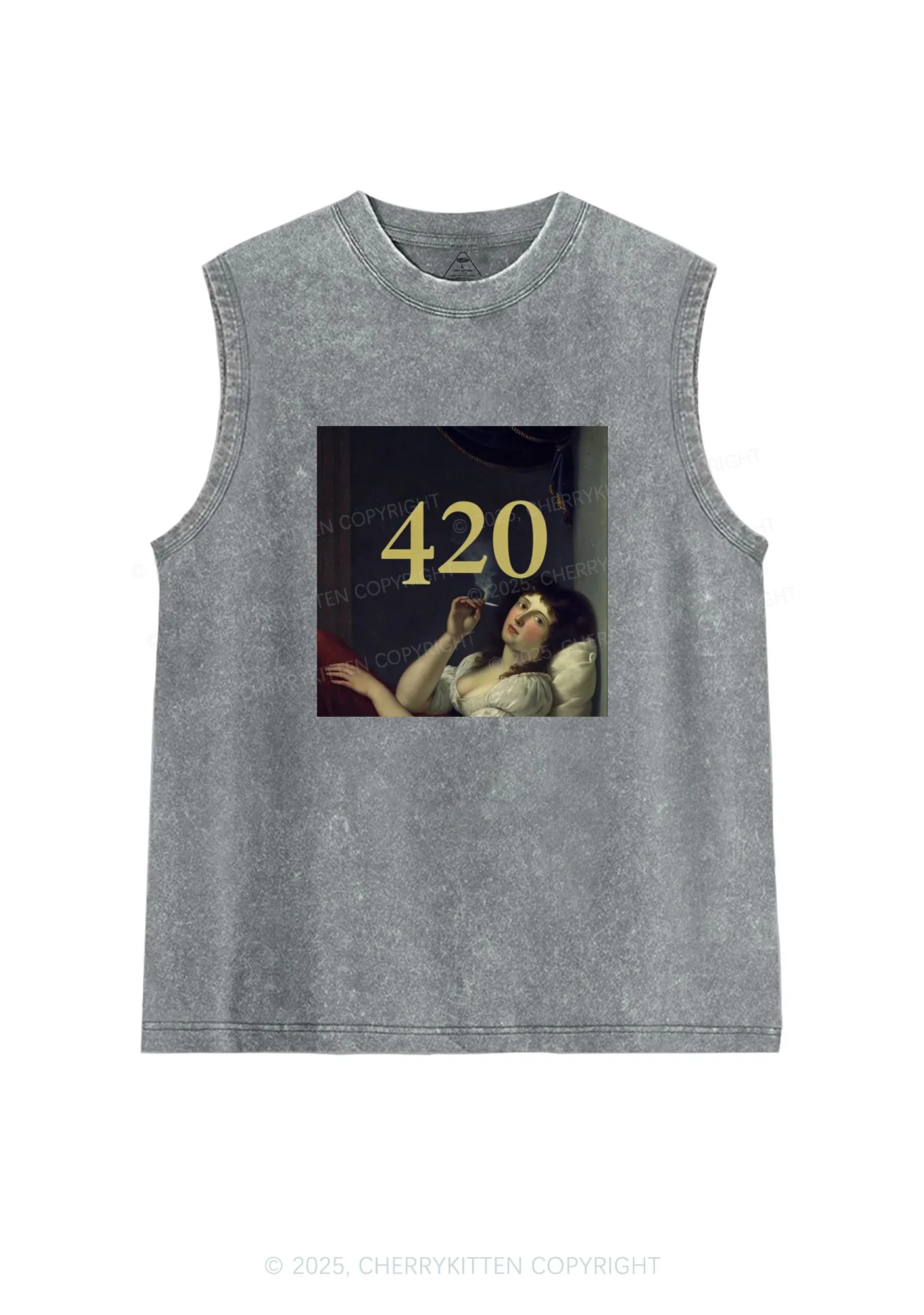 Four Twenty Y2K Washed Tank Cherrykitten - Image 6