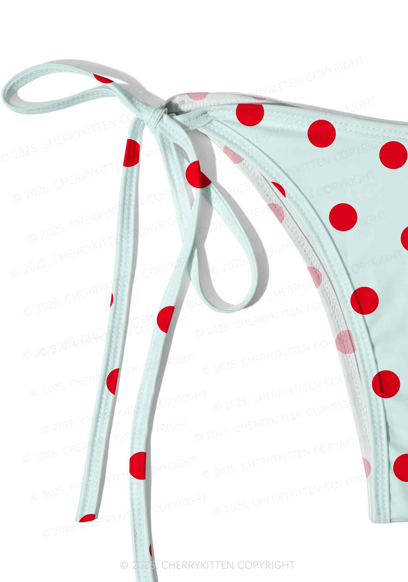 Fresh Red Dots Y2K Print Bikini Set Cherrykitten - Image 5