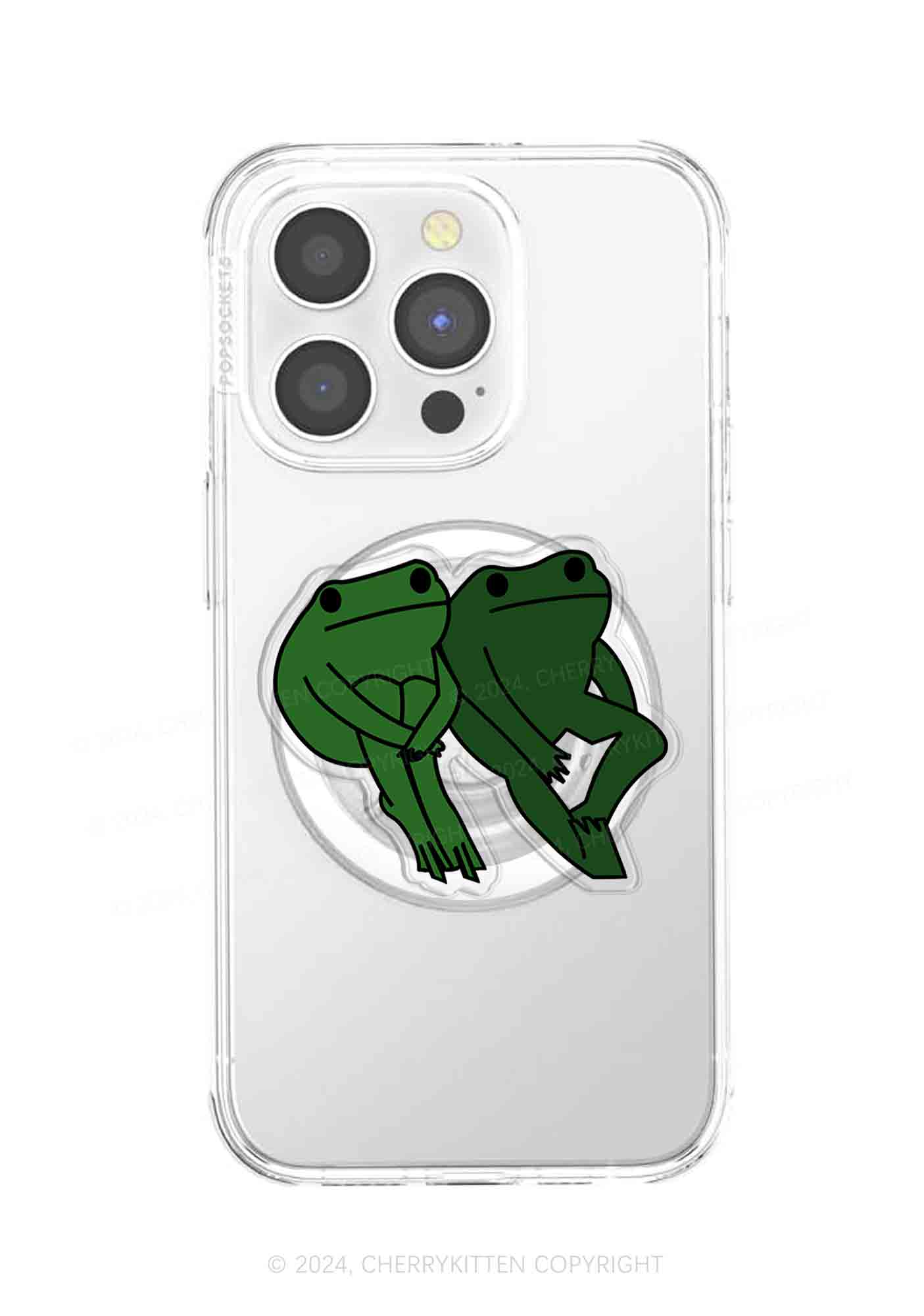 Frog Pepe Y2K Magnetic Phone Grip Holder Cherrykitten - Image 2