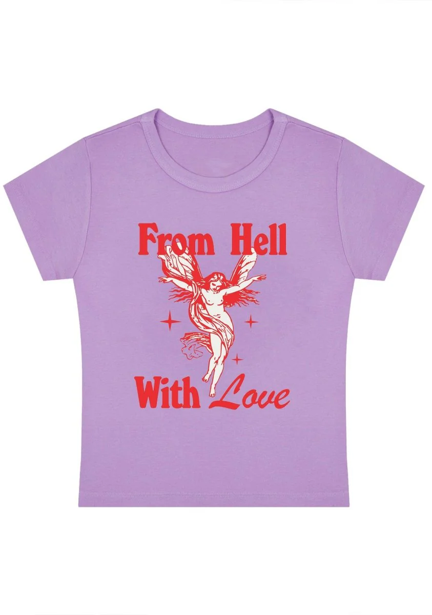 From Hall With Love Y2k Baby Tee - Image 7