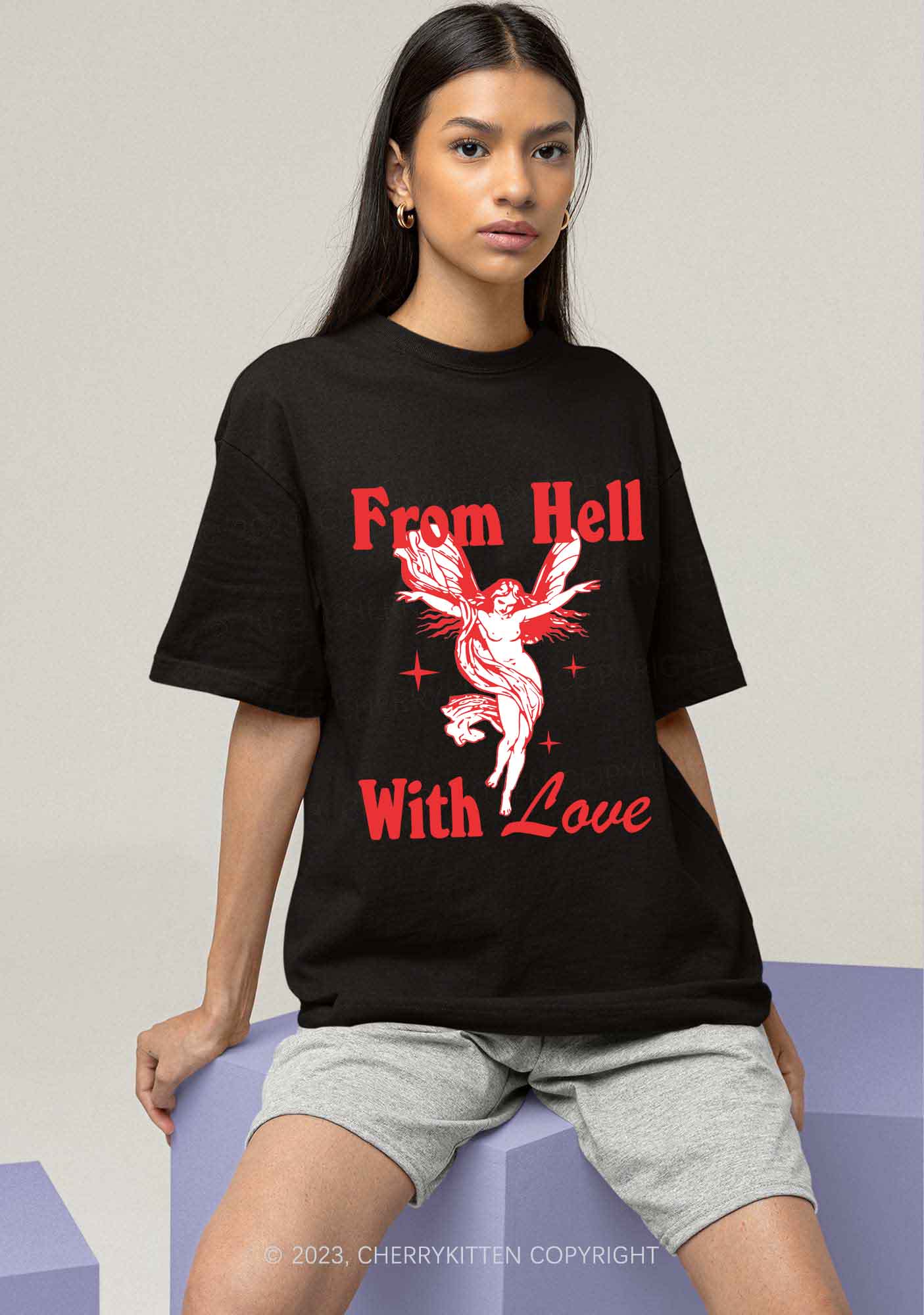 From Hall With Love Y2K Chunky Shirt Cherrykitten - Image 2