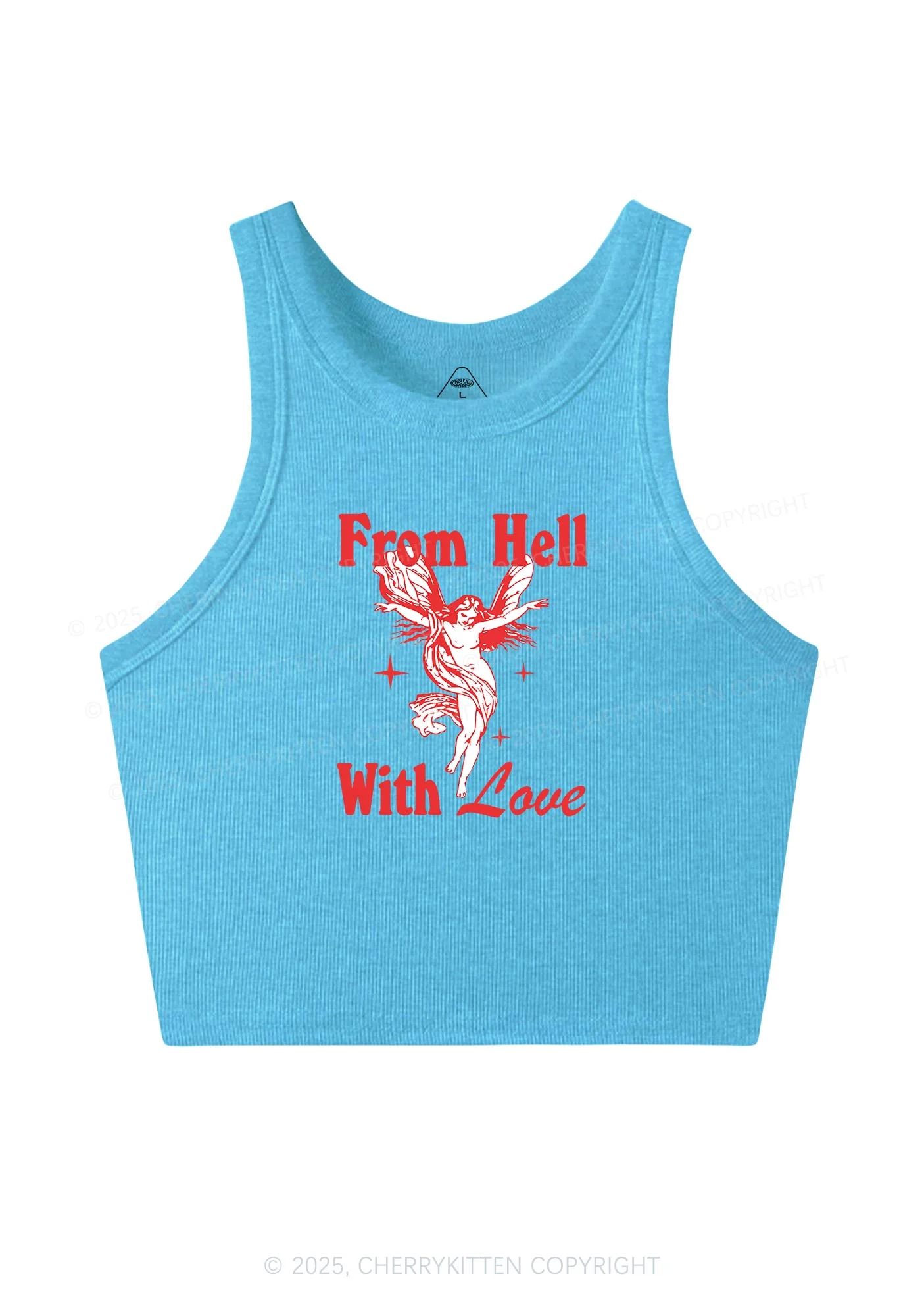 From Hall With Love Y2K Crop Tank Top Cherrykitten - Image 4