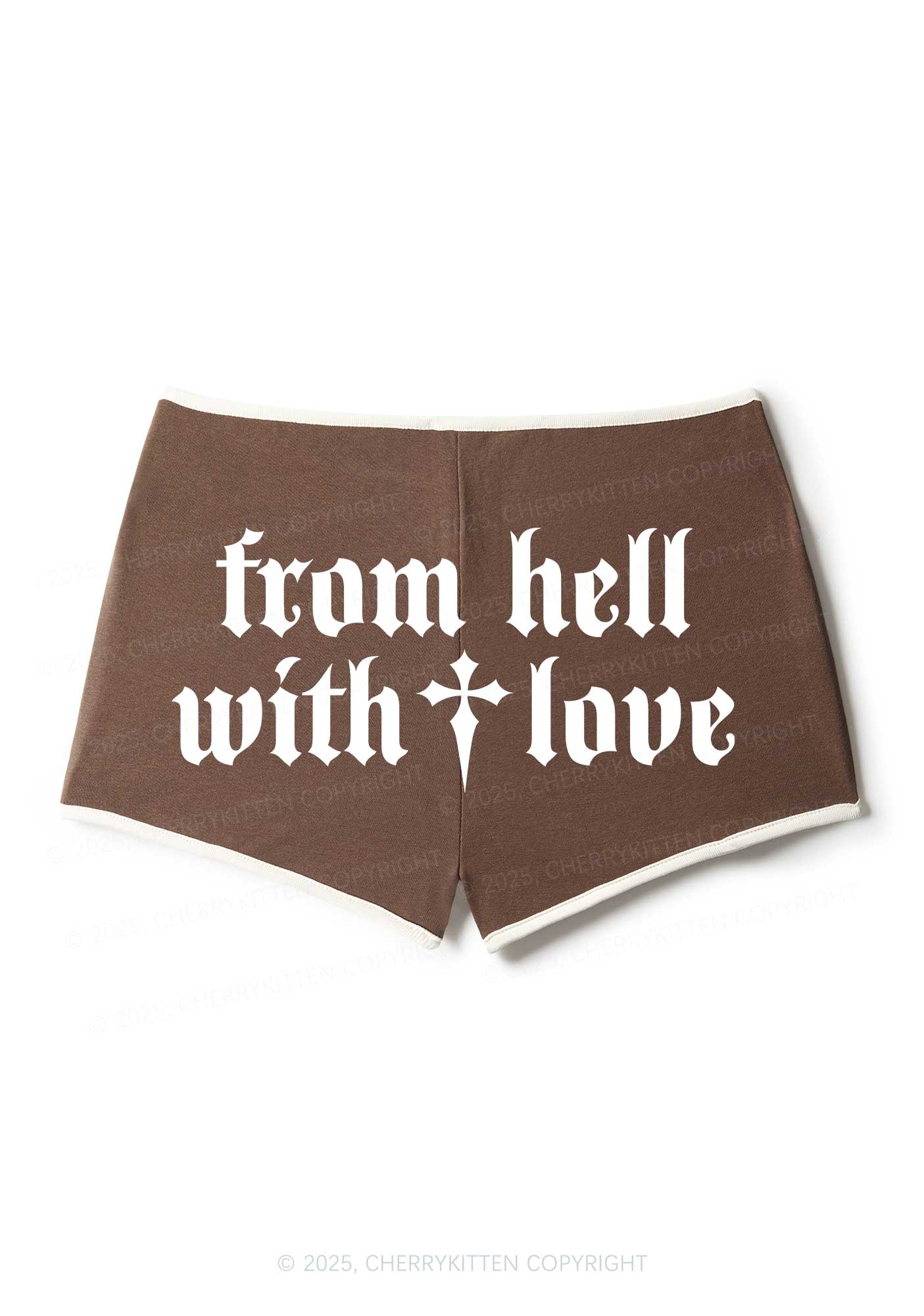 From Hell With Love Y2K Booty Shorts Cherrykitten - Image 4