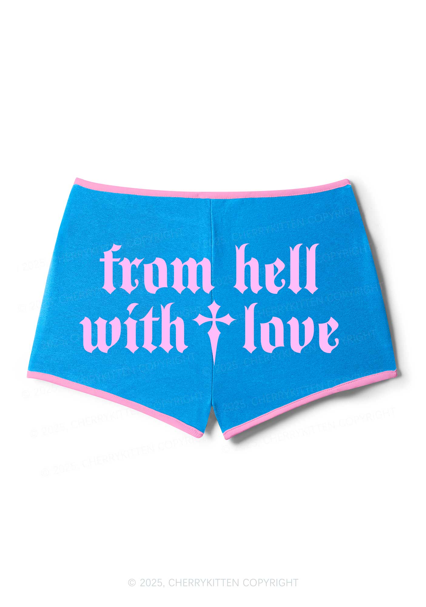 From Hell With Love Y2K Booty Shorts Cherrykitten - Image 5