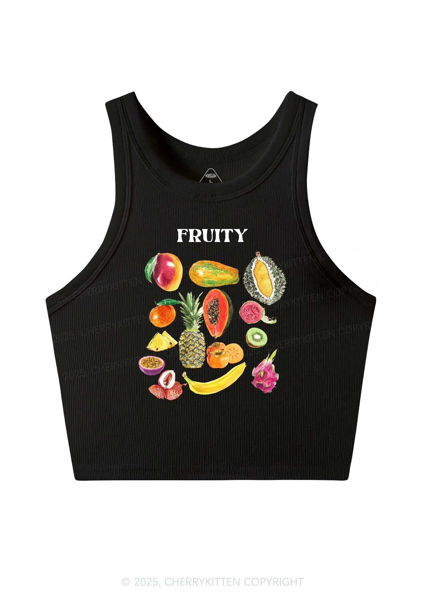 Fruity Y2K Crop Tank Top Cherrykitten - Image 3