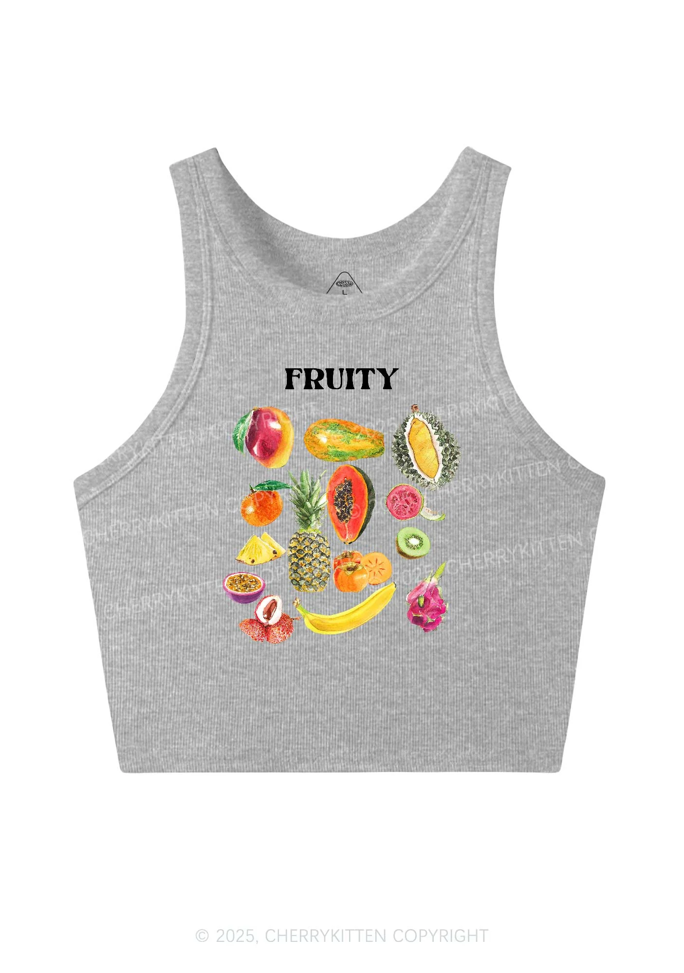 Fruity Y2K Crop Tank Top Cherrykitten - Image 4
