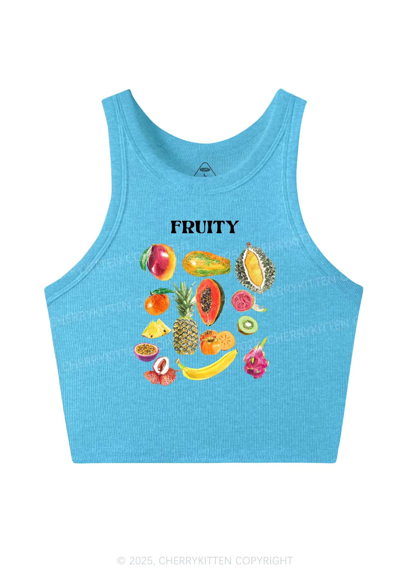 Fruity Y2K Crop Tank Top Cherrykitten - Image 5