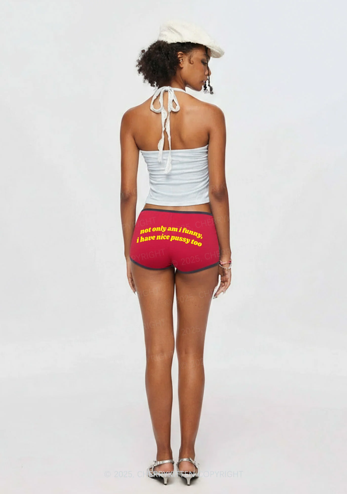 I Have Nice Puxxy Too Y2K Booty Shorts Cherrykitten - Image 2