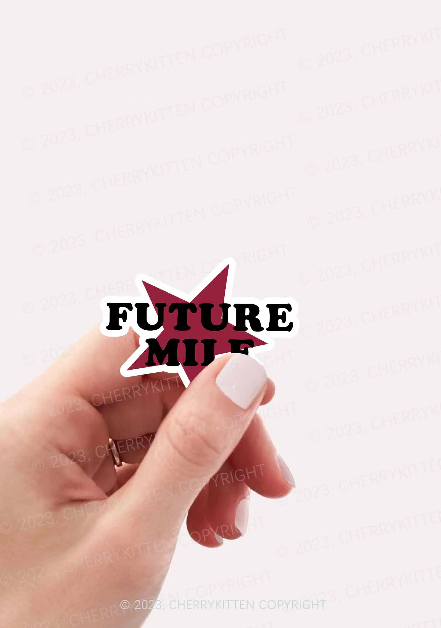 Future Mxxf 1Pc Y2K Sticker Cherrykitten - Image 2