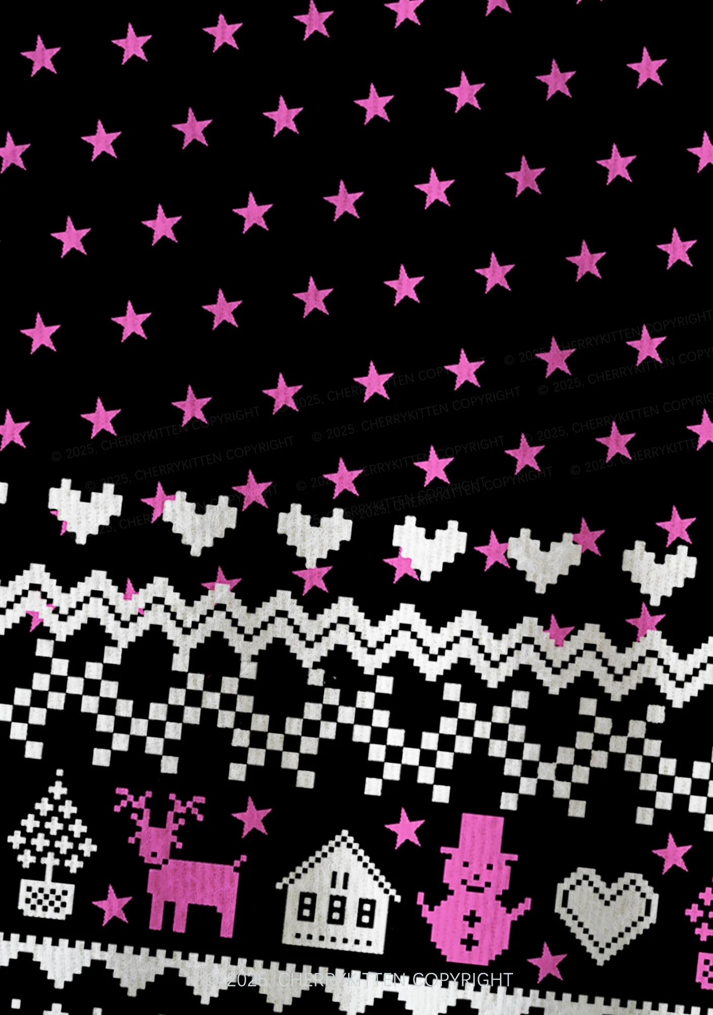 Future Mxxf Y2K Christmas Cardigan Knit Sweatshirt Cherrykitten - Image 5